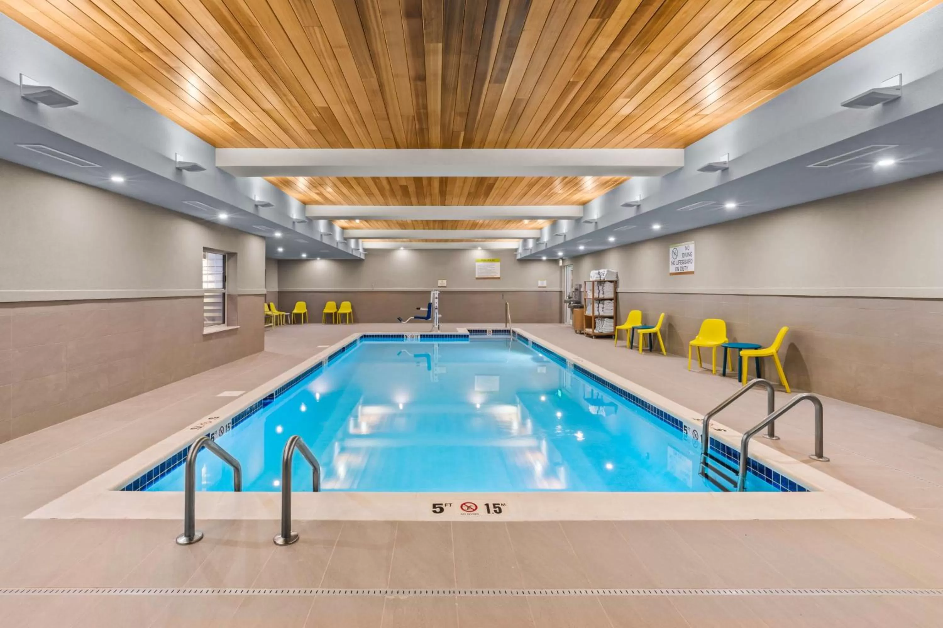 Pool view in Home2 Suites By Hilton North Conway, NH