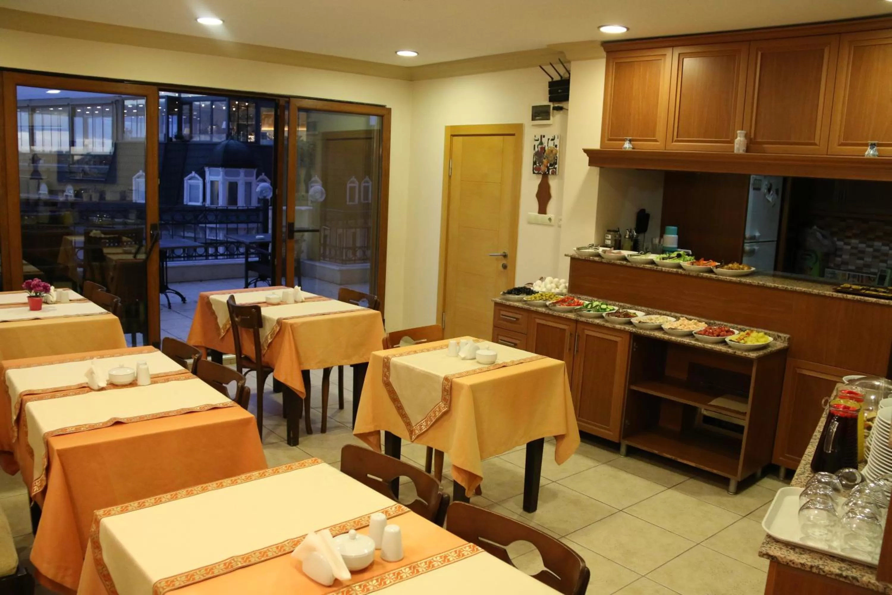 Kitchen or kitchenette in Grand Peninsula Hotel