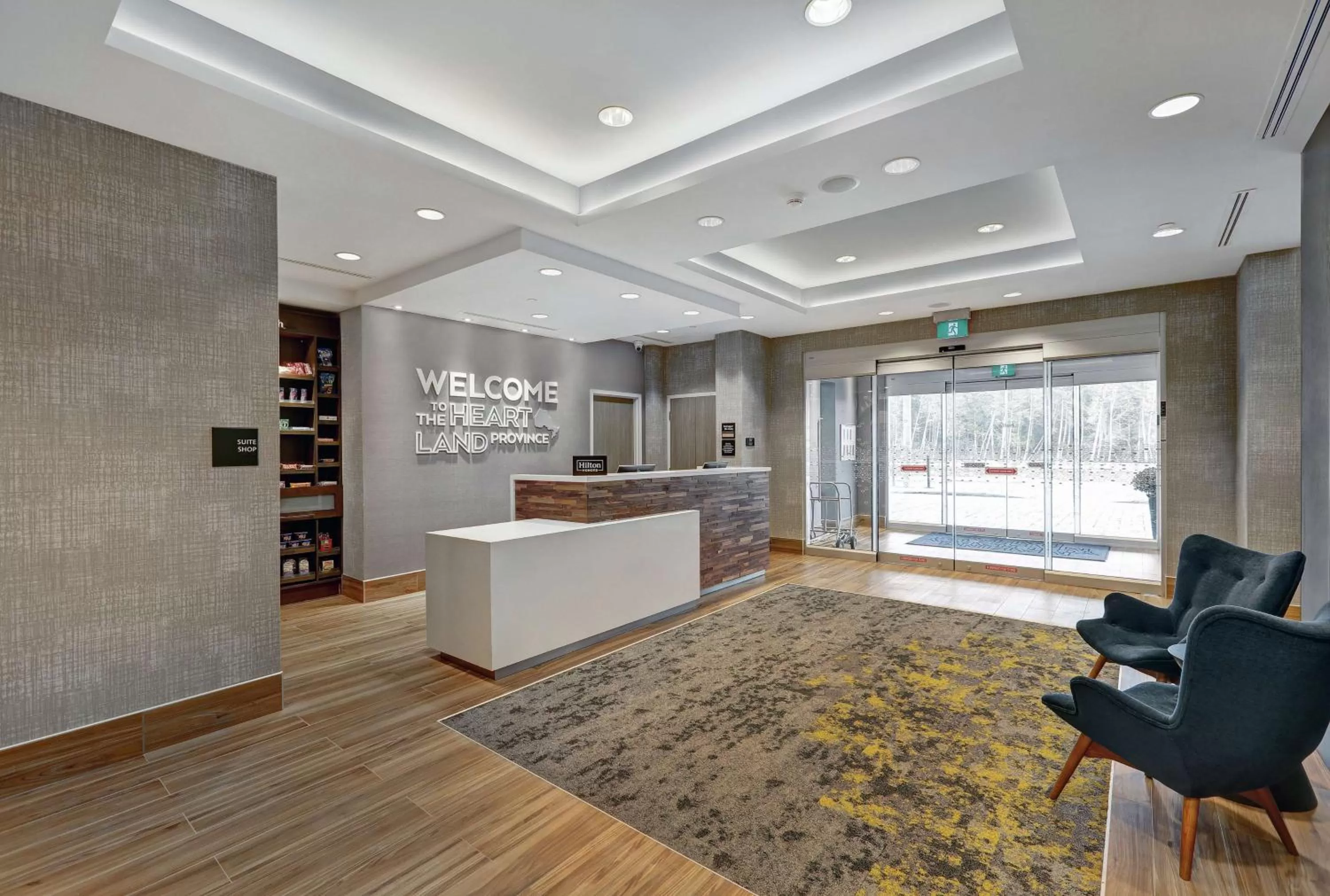 Lobby or reception in Hampton Inn Peterborough