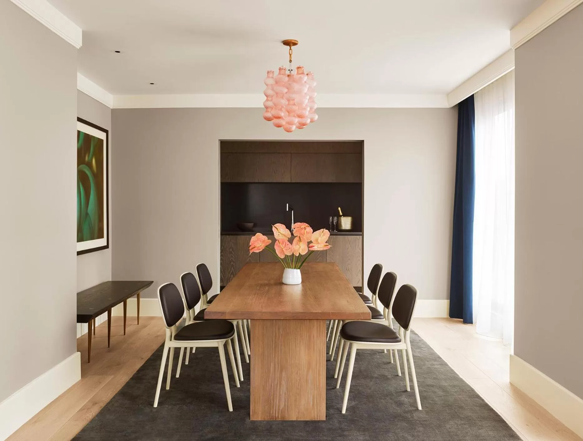Dining area in 11 Howard, New York, a Member of Design Hotels