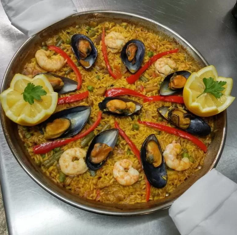 Food close-up in Hotel La Colombina