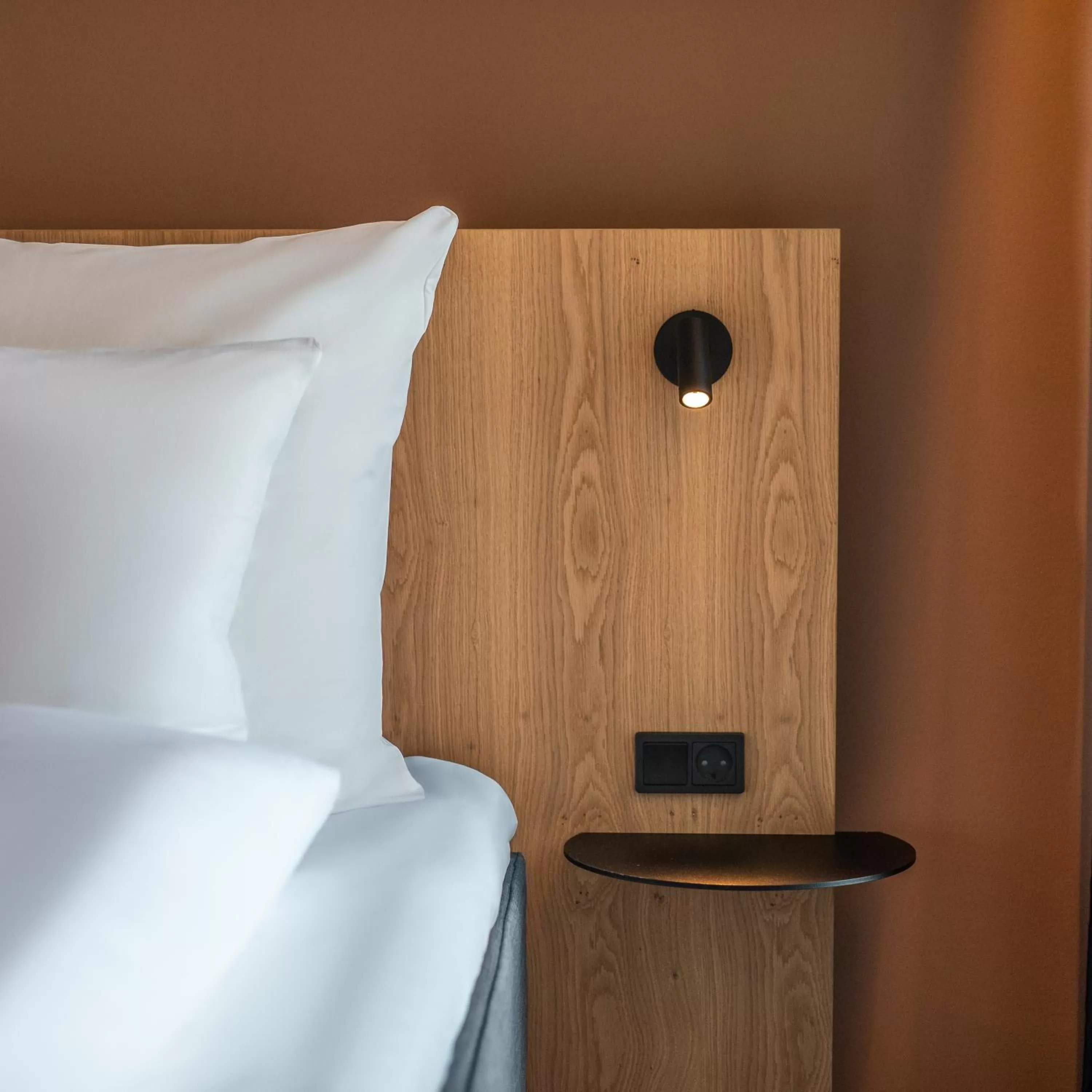 Bed in Comwell Copenhagen Portside Dolce by Wyndham