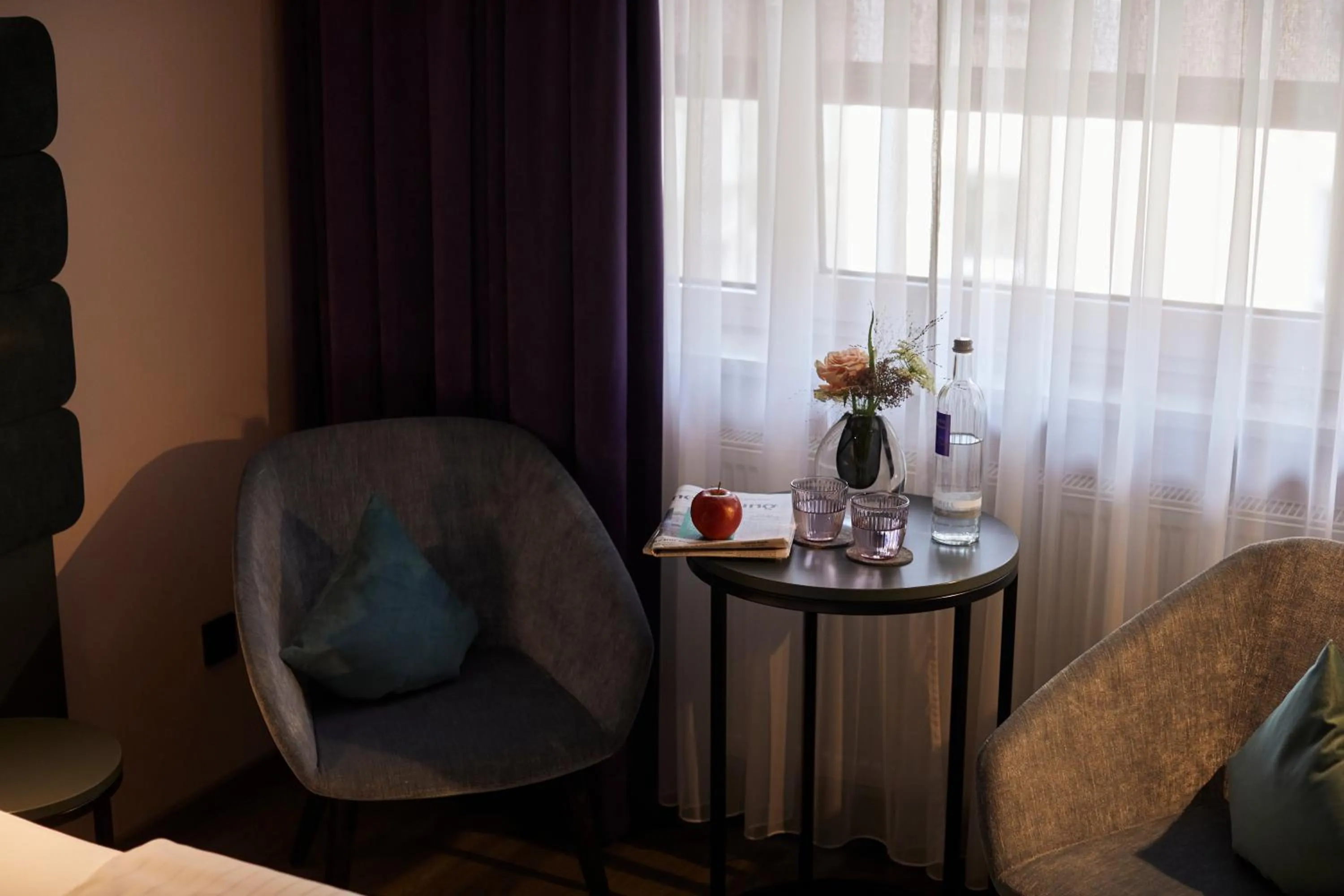 Seating area, Bed in Hotel Mirabell by Maier Privathotels