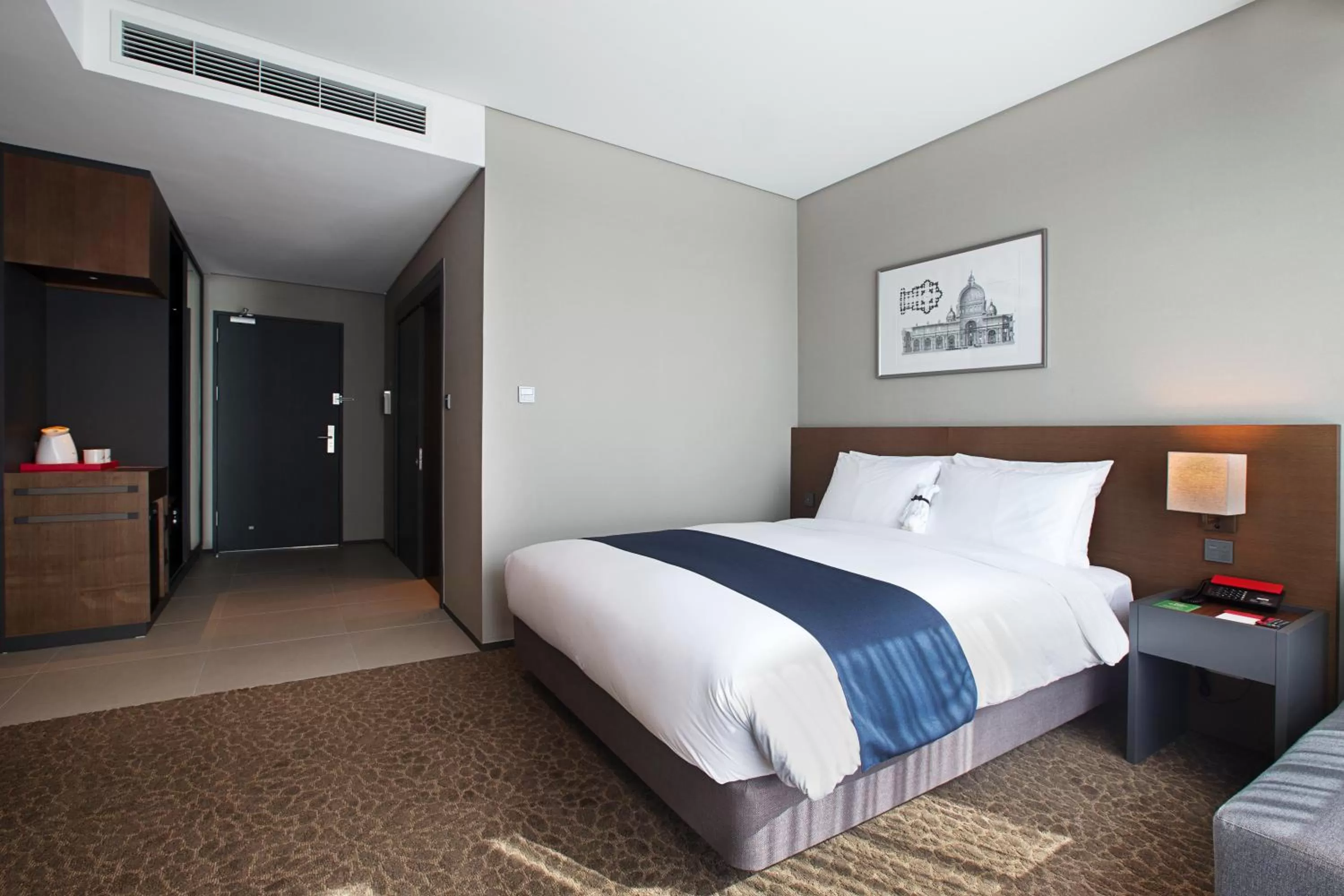 Bed in ASTI Hotel Busan Station