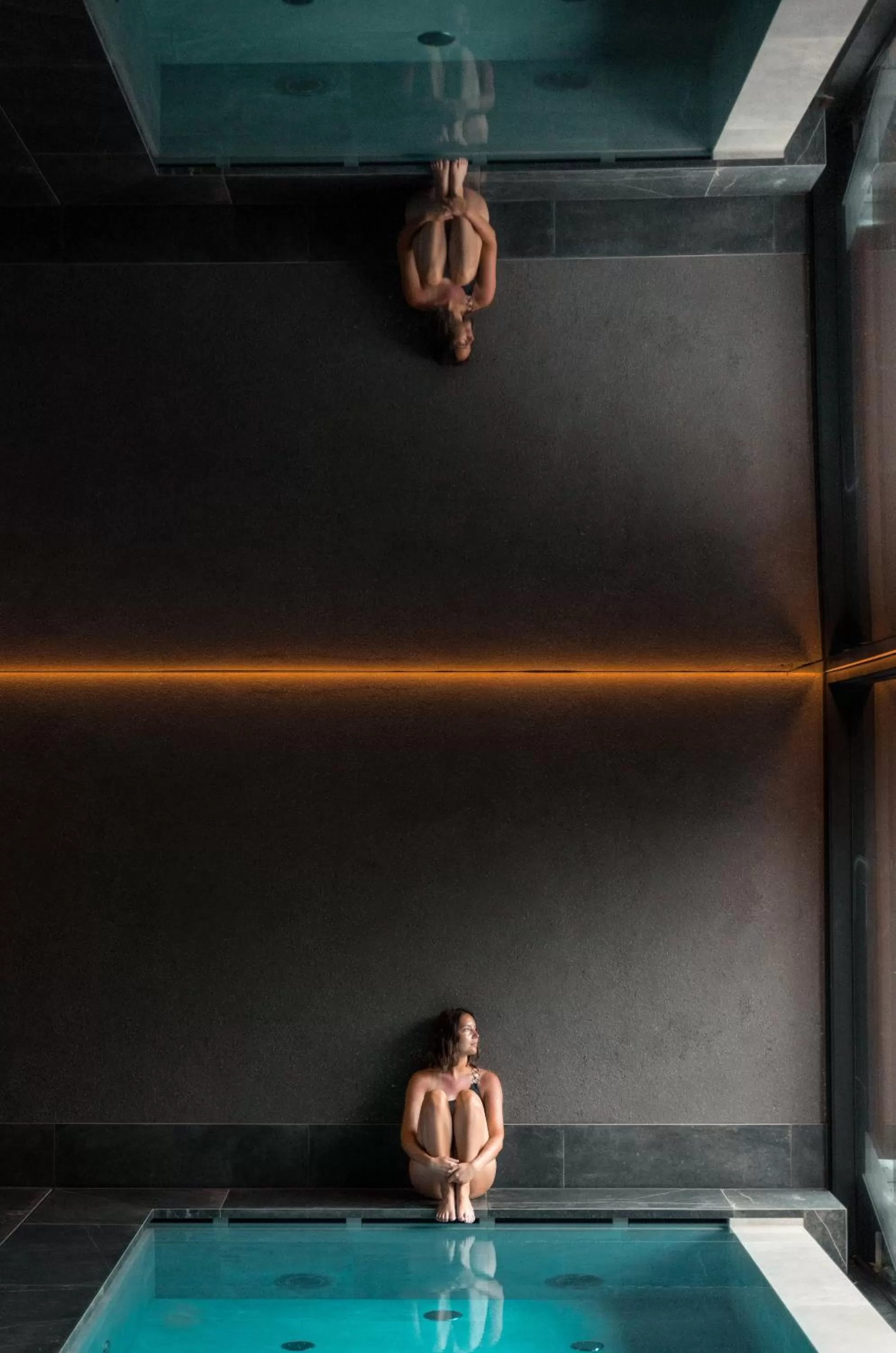 Swimming pool in Linder Cycling Hotel