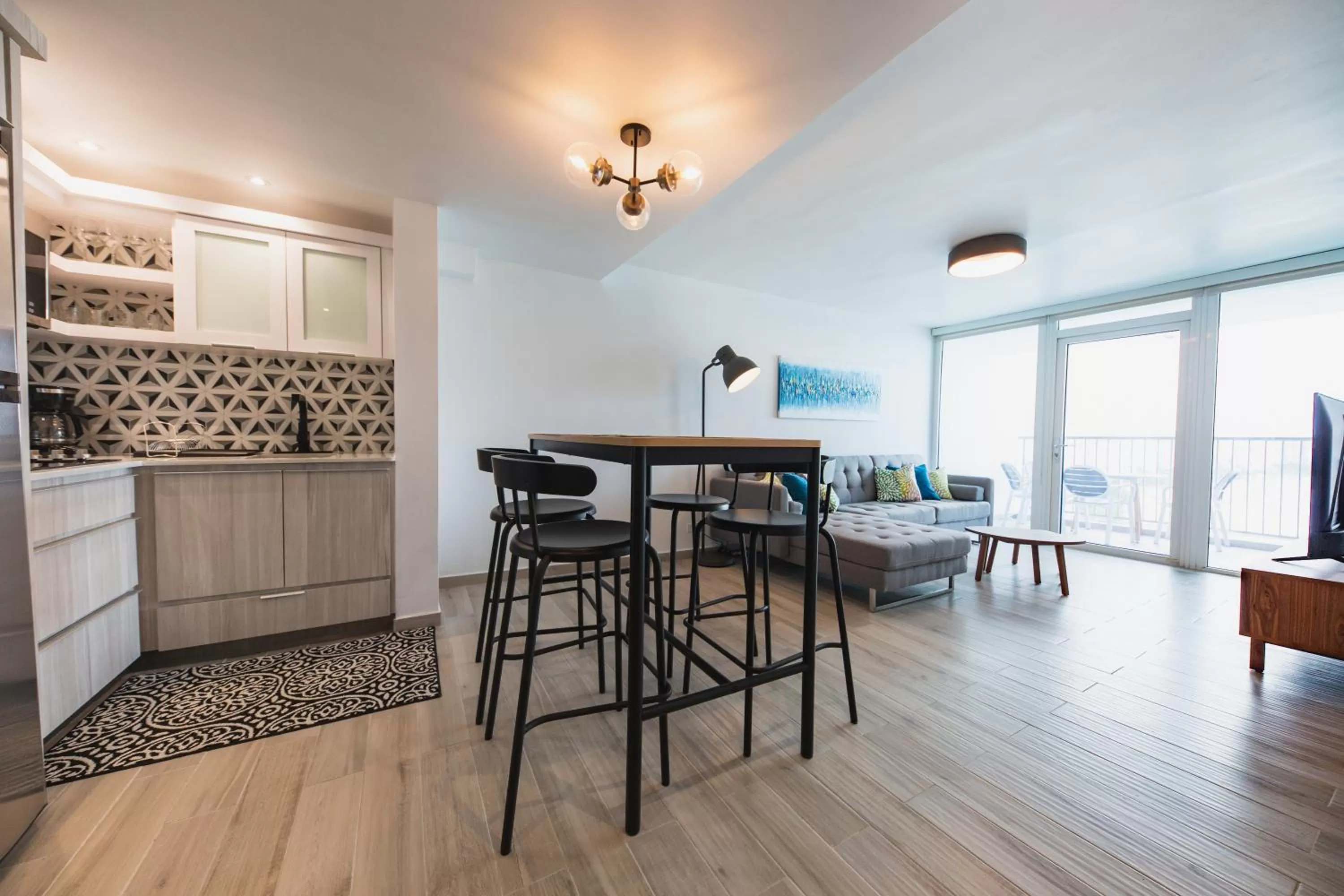 Dining area in ESJ Towers by Chana