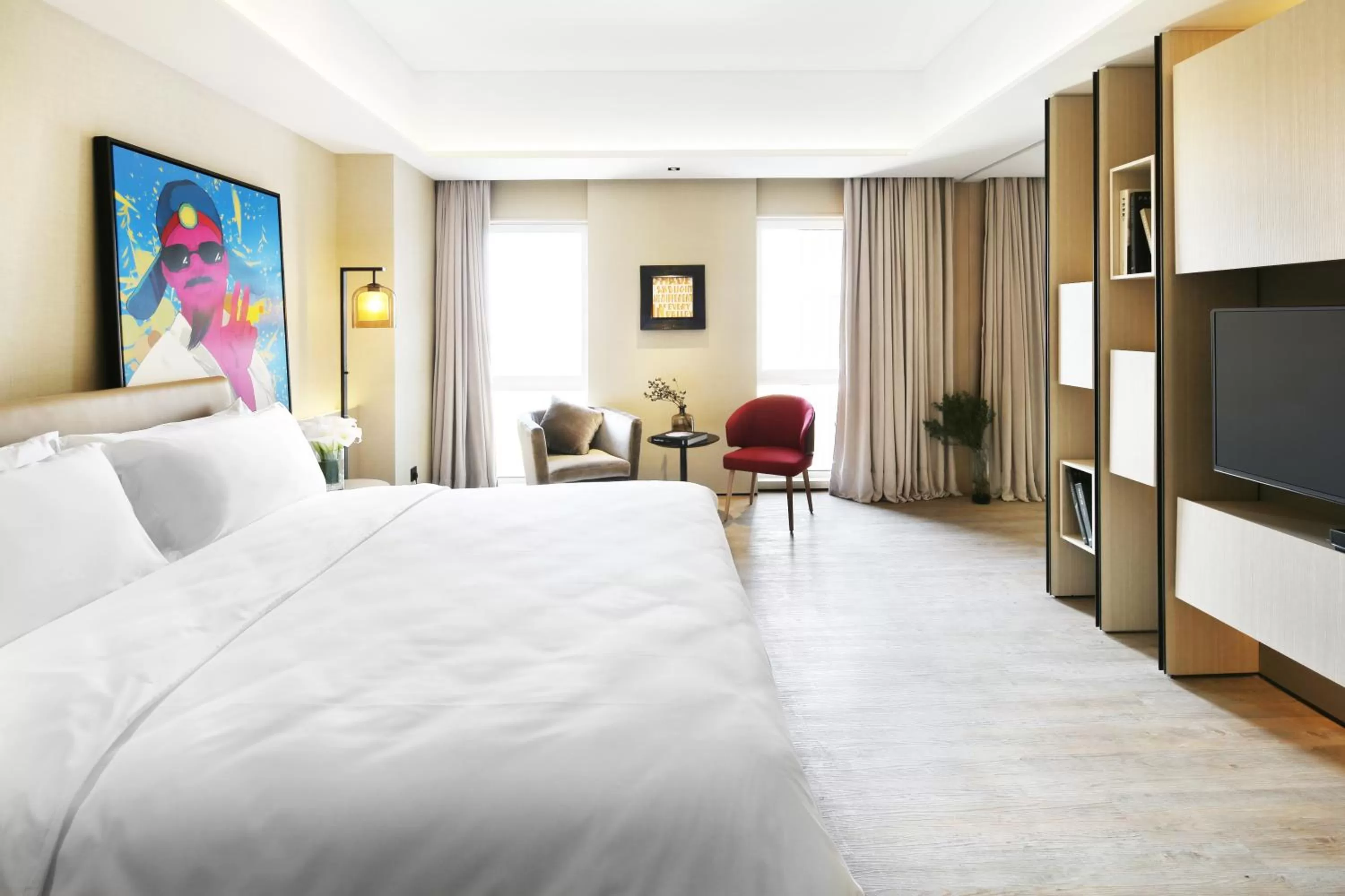 Photo of the whole room, Bed in Artyzen Habitat Dongzhimen Beijing