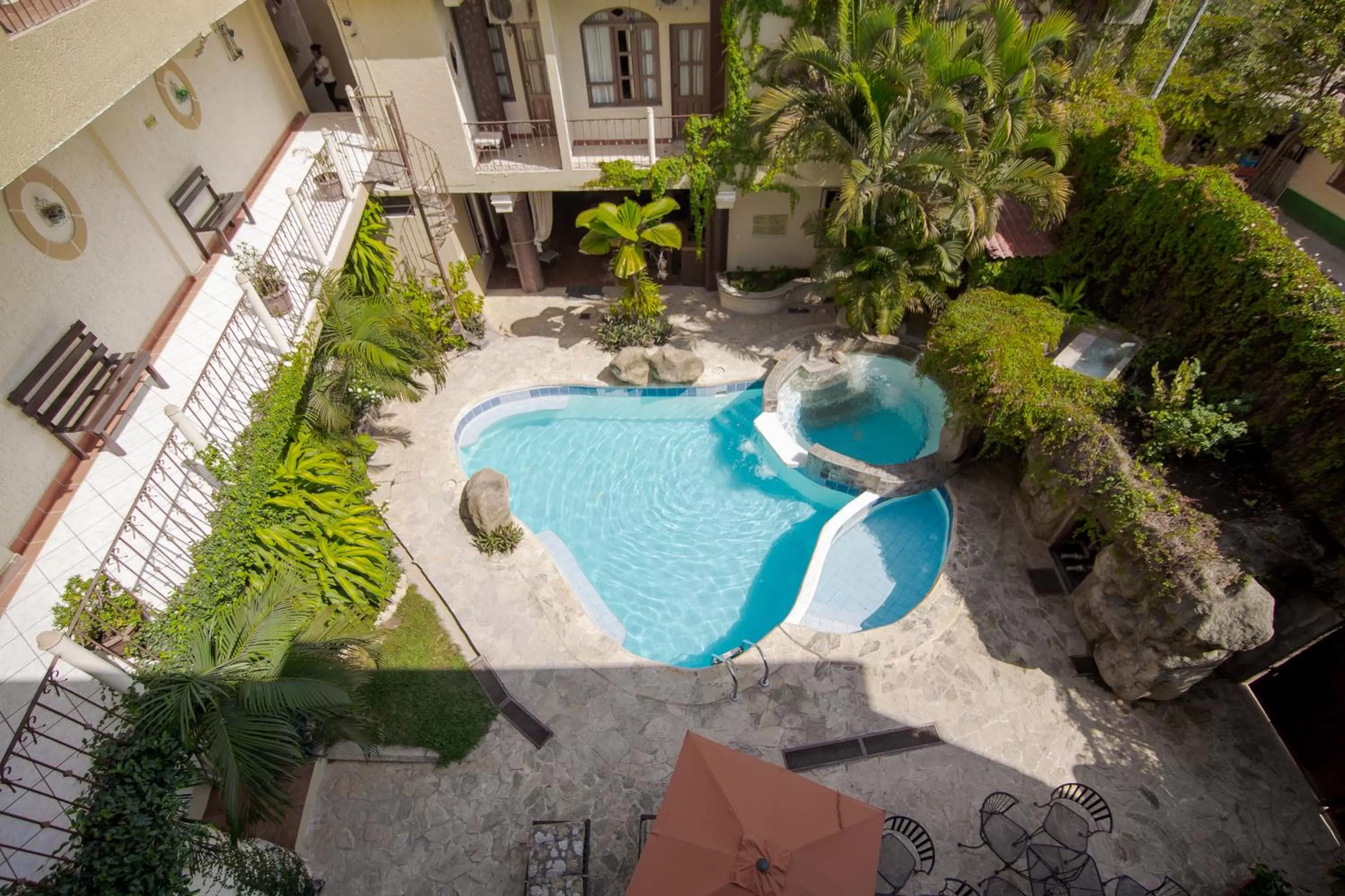 Pool view in Hotel Quinta Maya