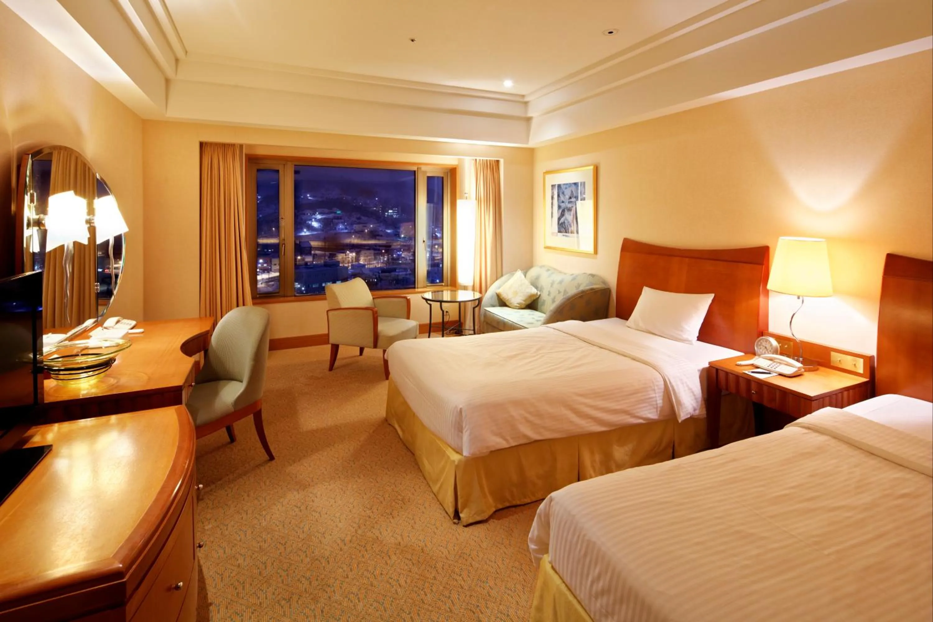 Photo of the whole room, Bed in Grand Park Otaru