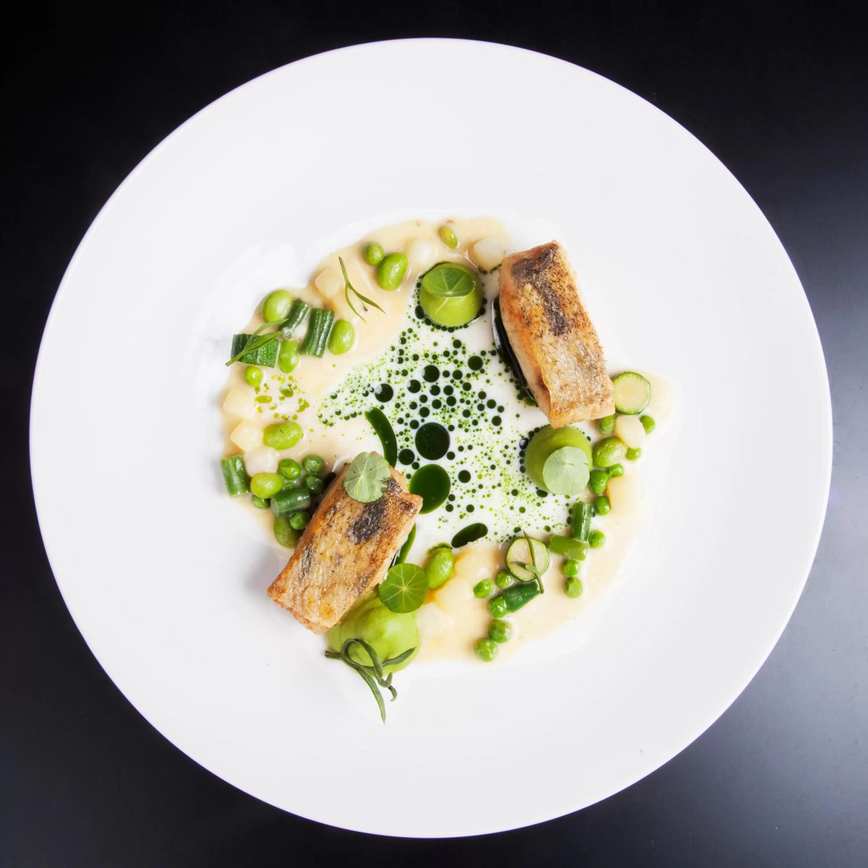 Food close-up in Relais & Châteaux Hotel Quadrille - Adults Only