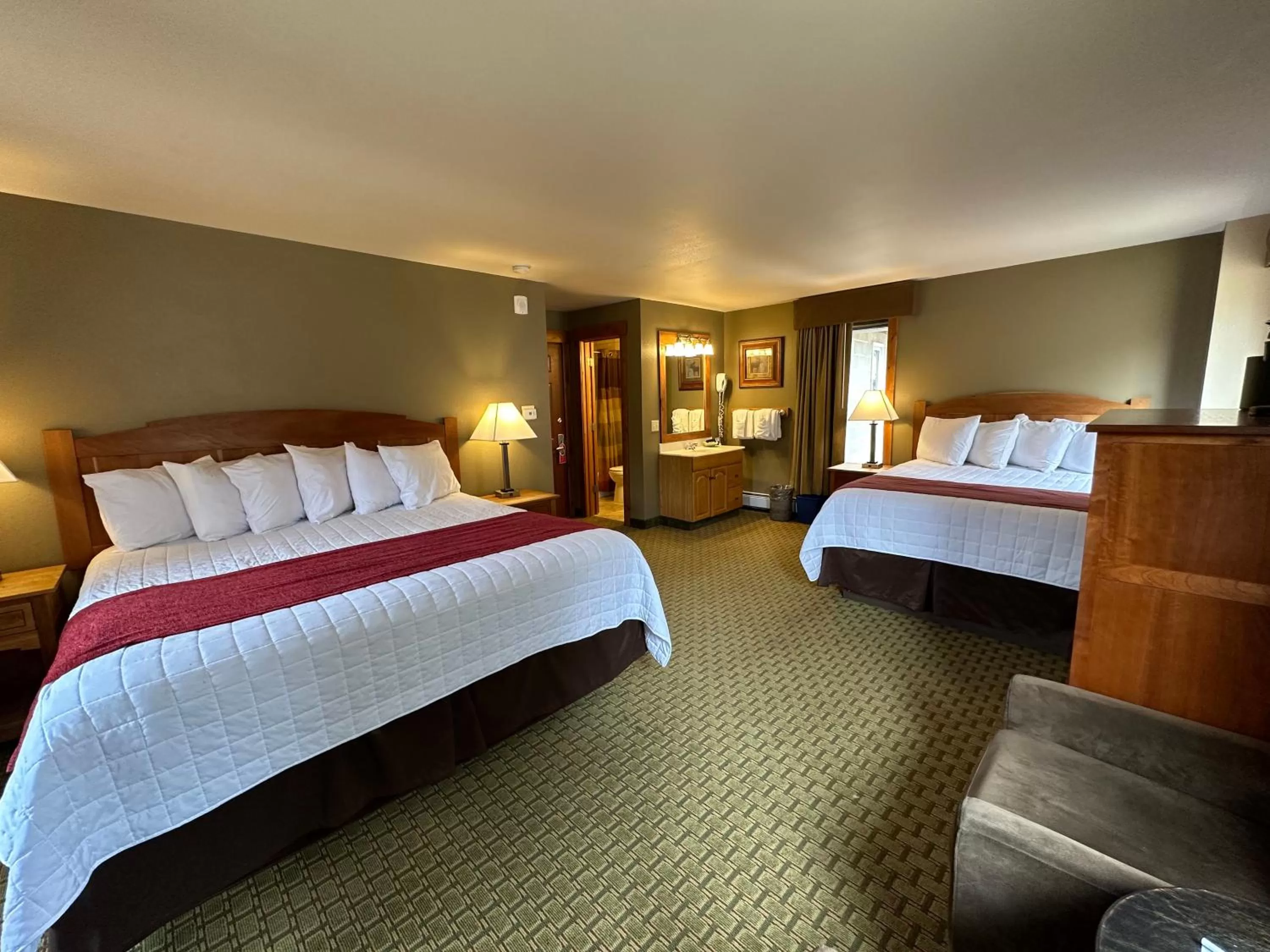 Bed in Silver Moon Inn