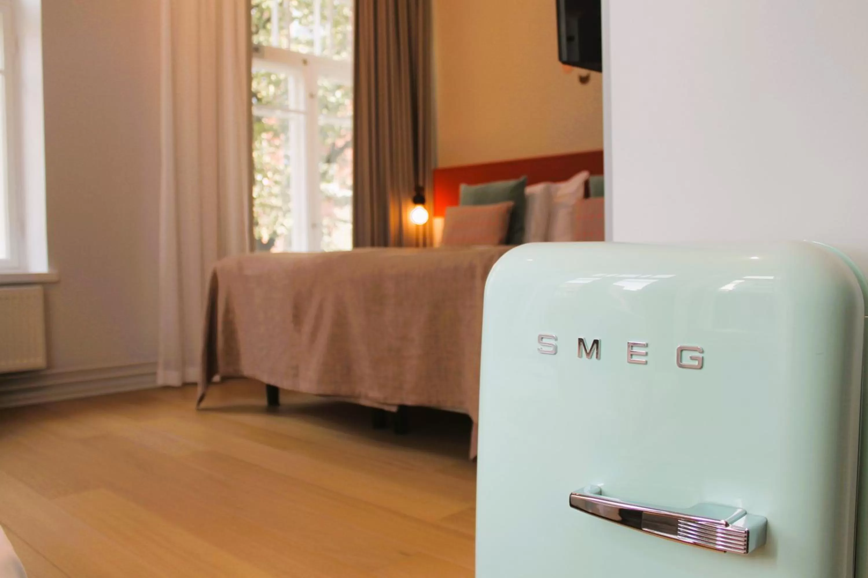 Bedroom, Bed in The Folks Hotel Konepaja