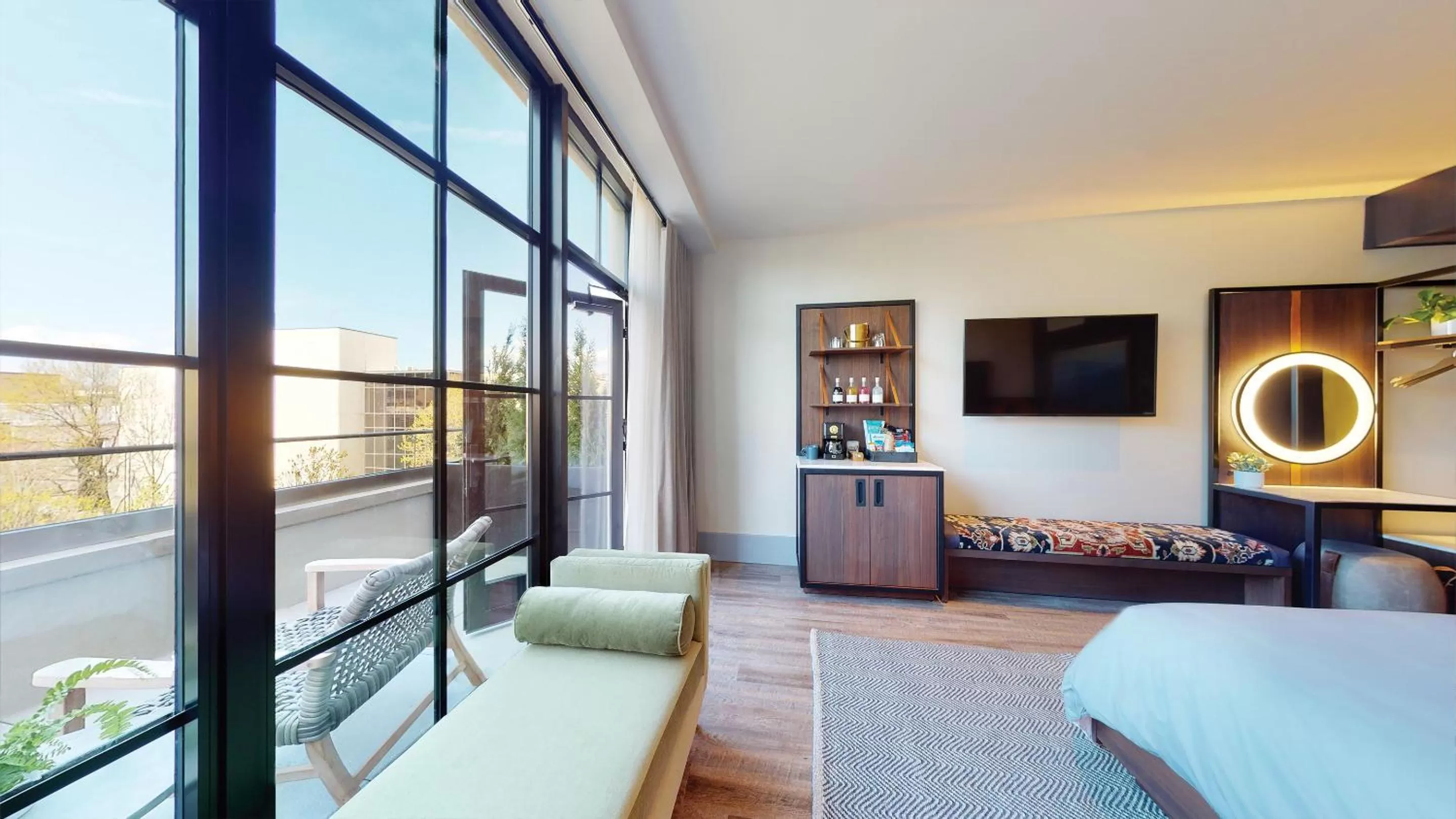 Bed in The Restoration Asheville