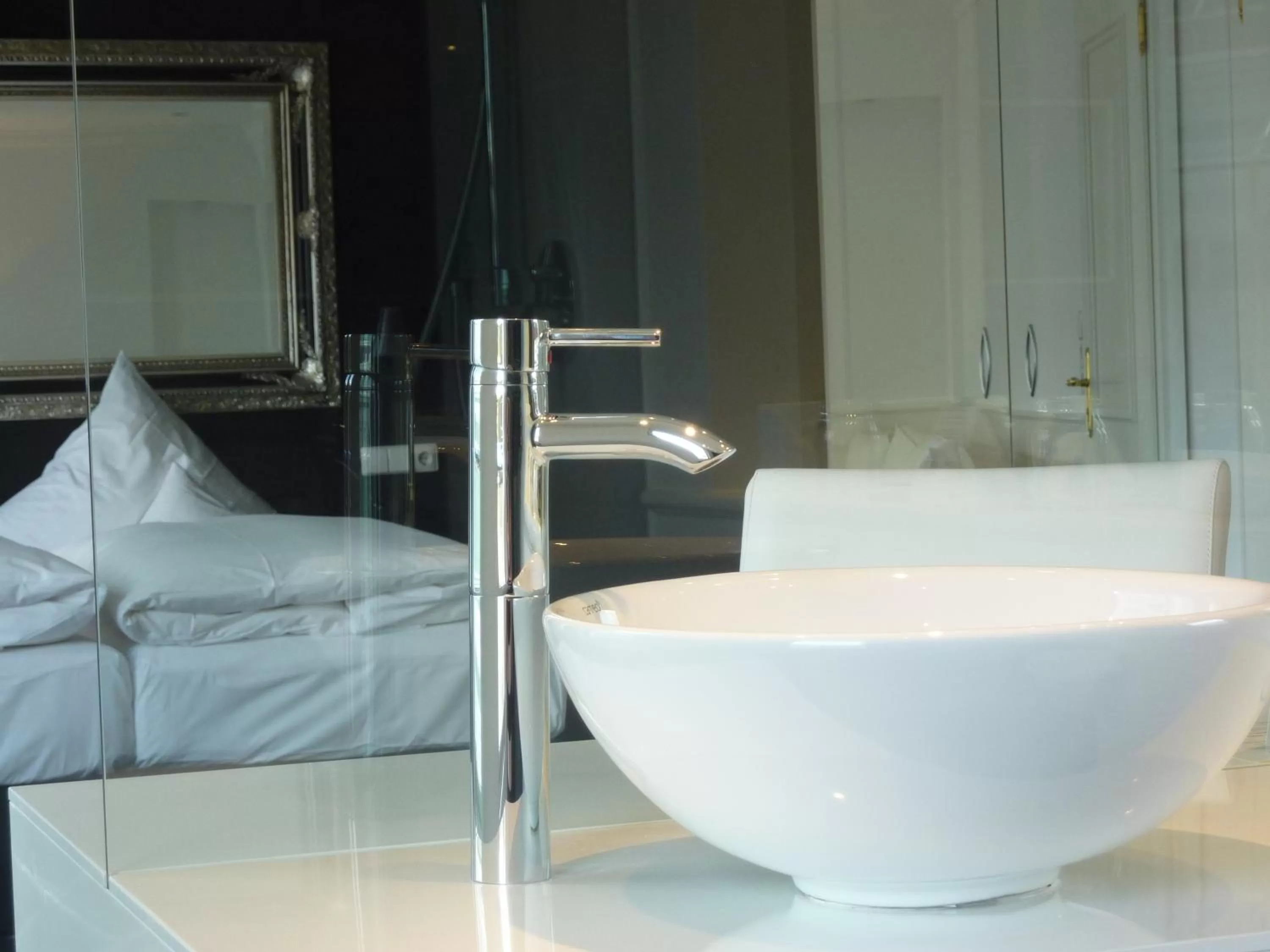 Bathroom in Boutique Hotel am Rathaus - Reblaus