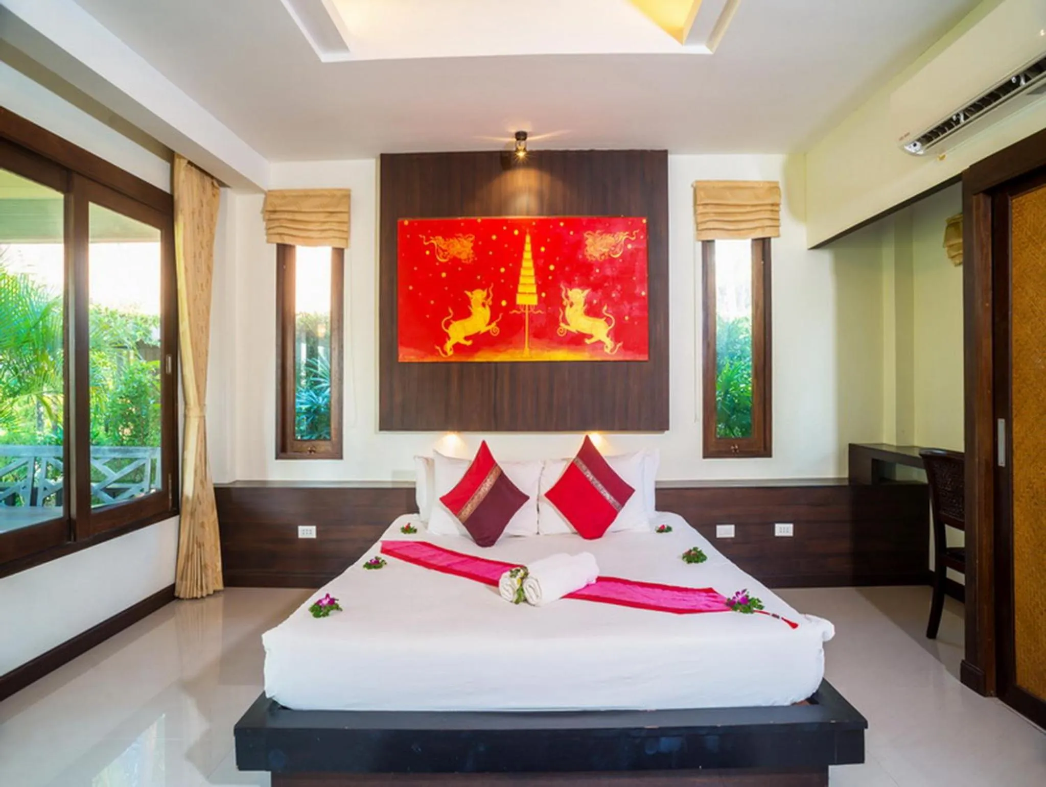 Bedroom, Bed in Am Samui Resort Taling Ngam