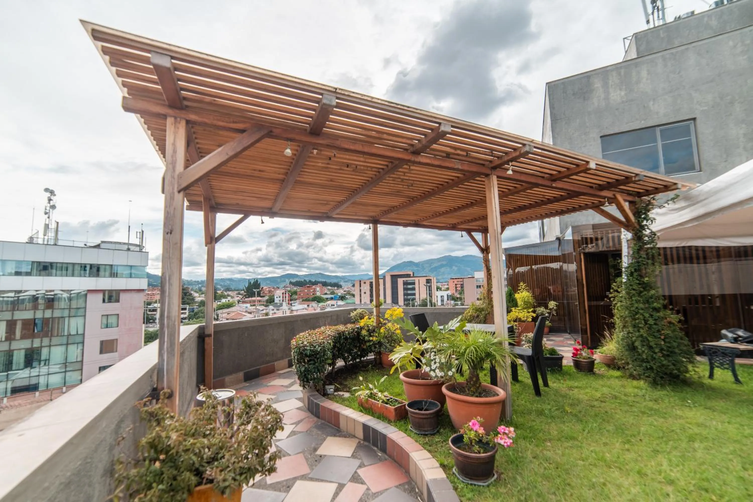 Balcony/Terrace in Hotel Valgus