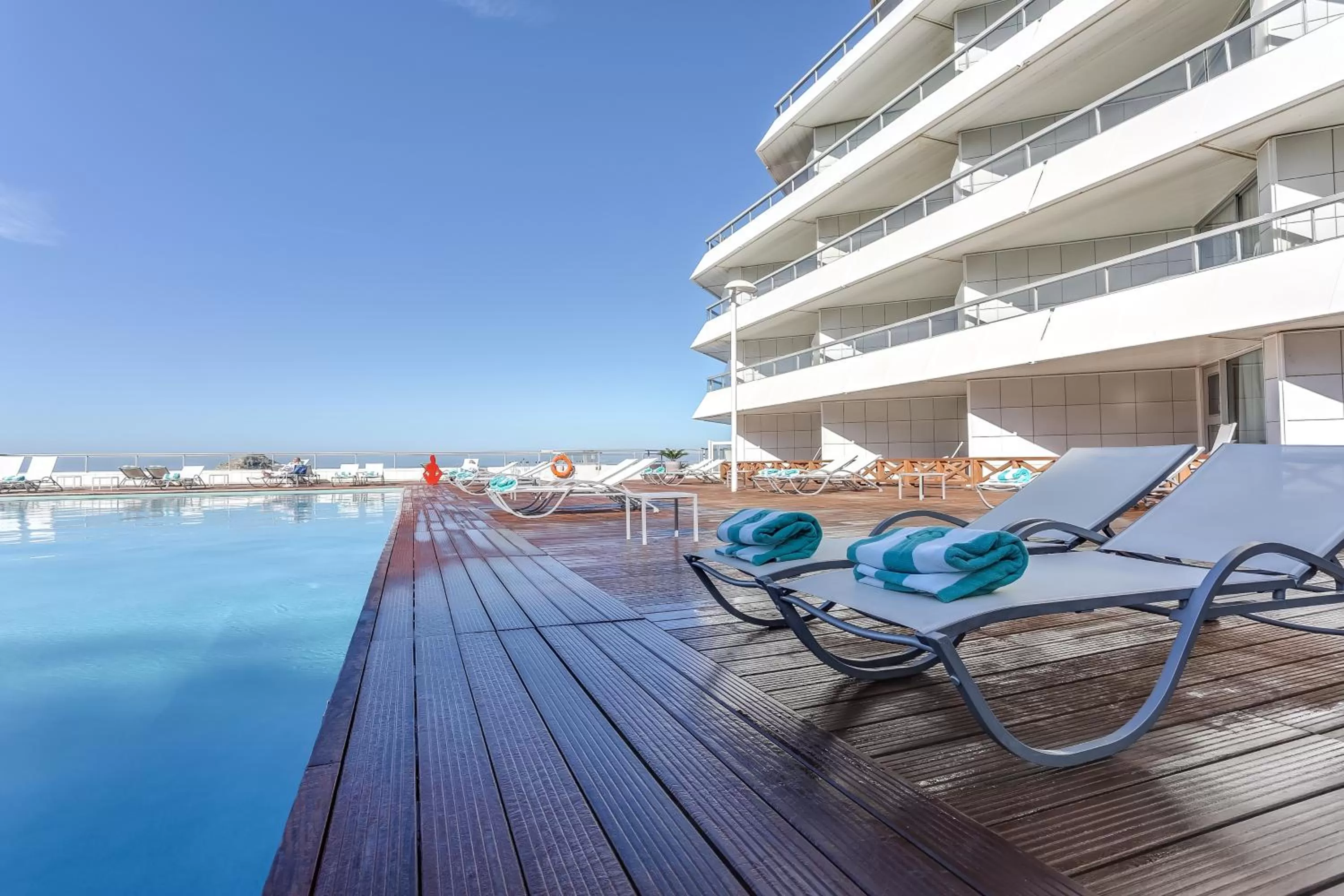 Swimming pool in Sofitel Biarritz Le Miramar Thalassa