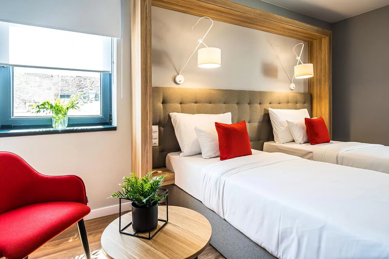 Bedroom, Bed in Up Hotel Budapest