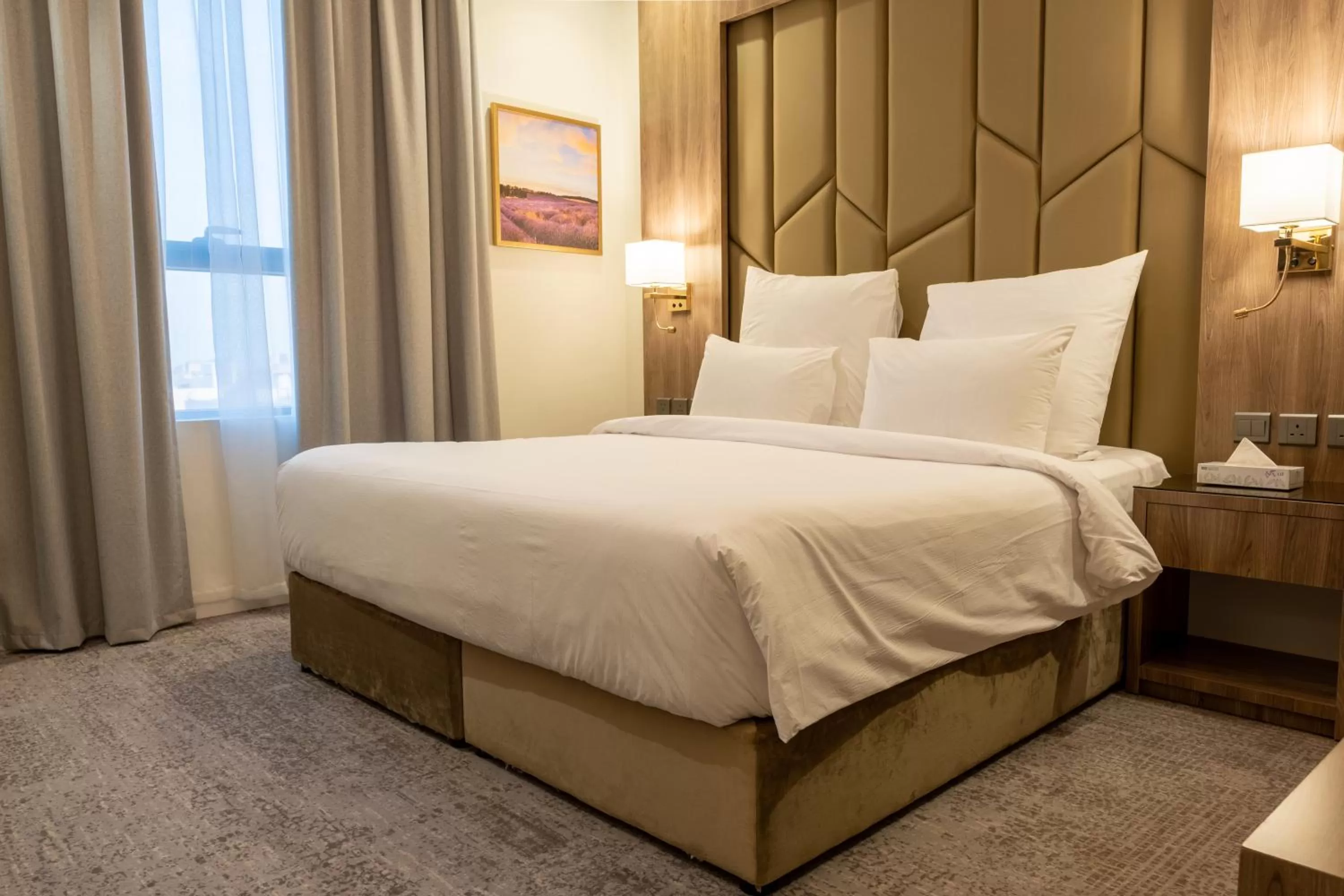 Bed in Karim Hotel Riyadh