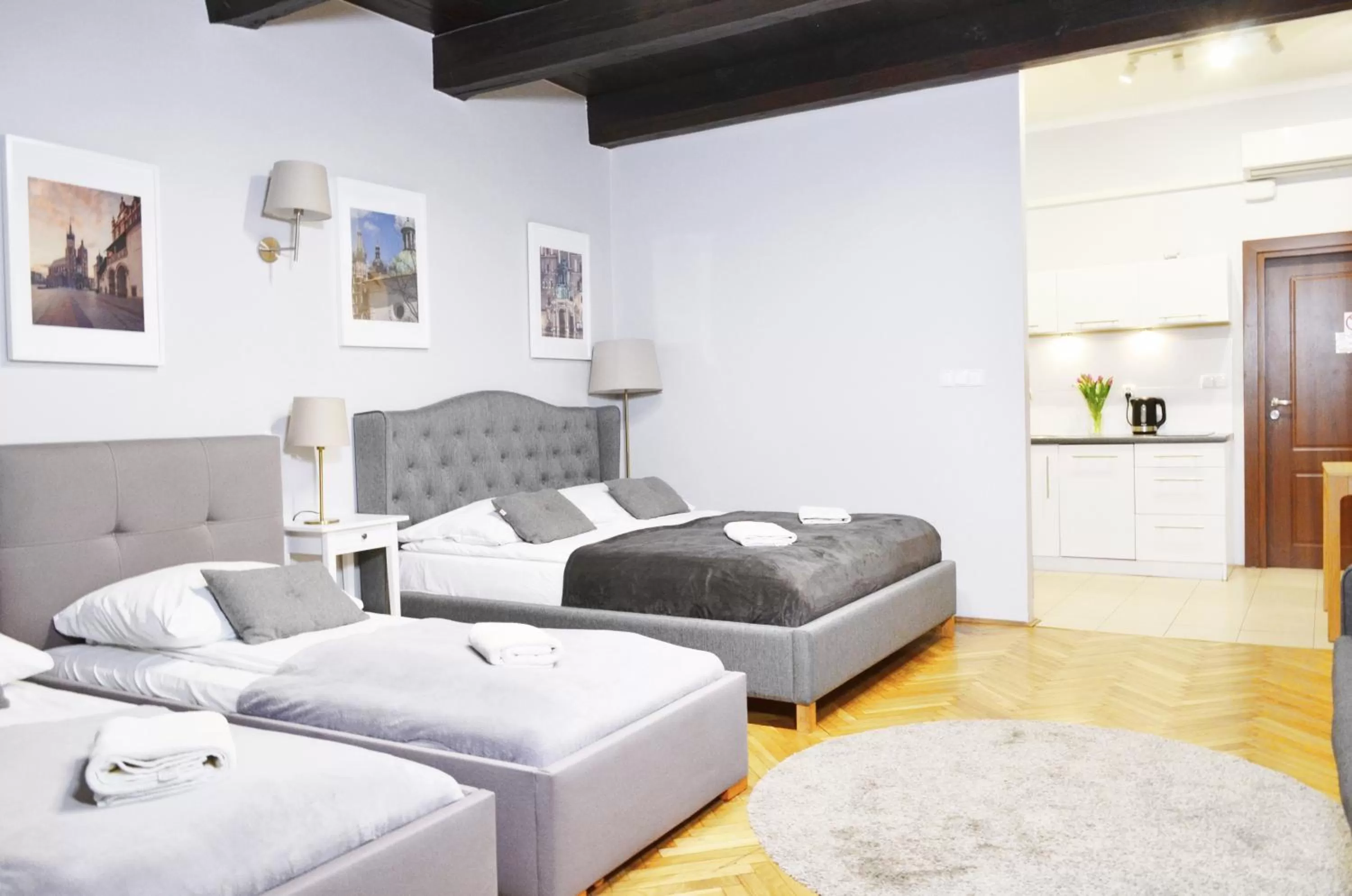 Bed in 21 Floriańska Street Apartments