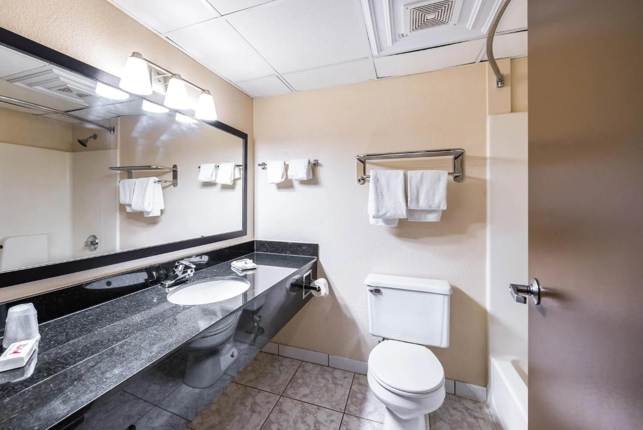 Bathroom in Red Roof Inn Palatine