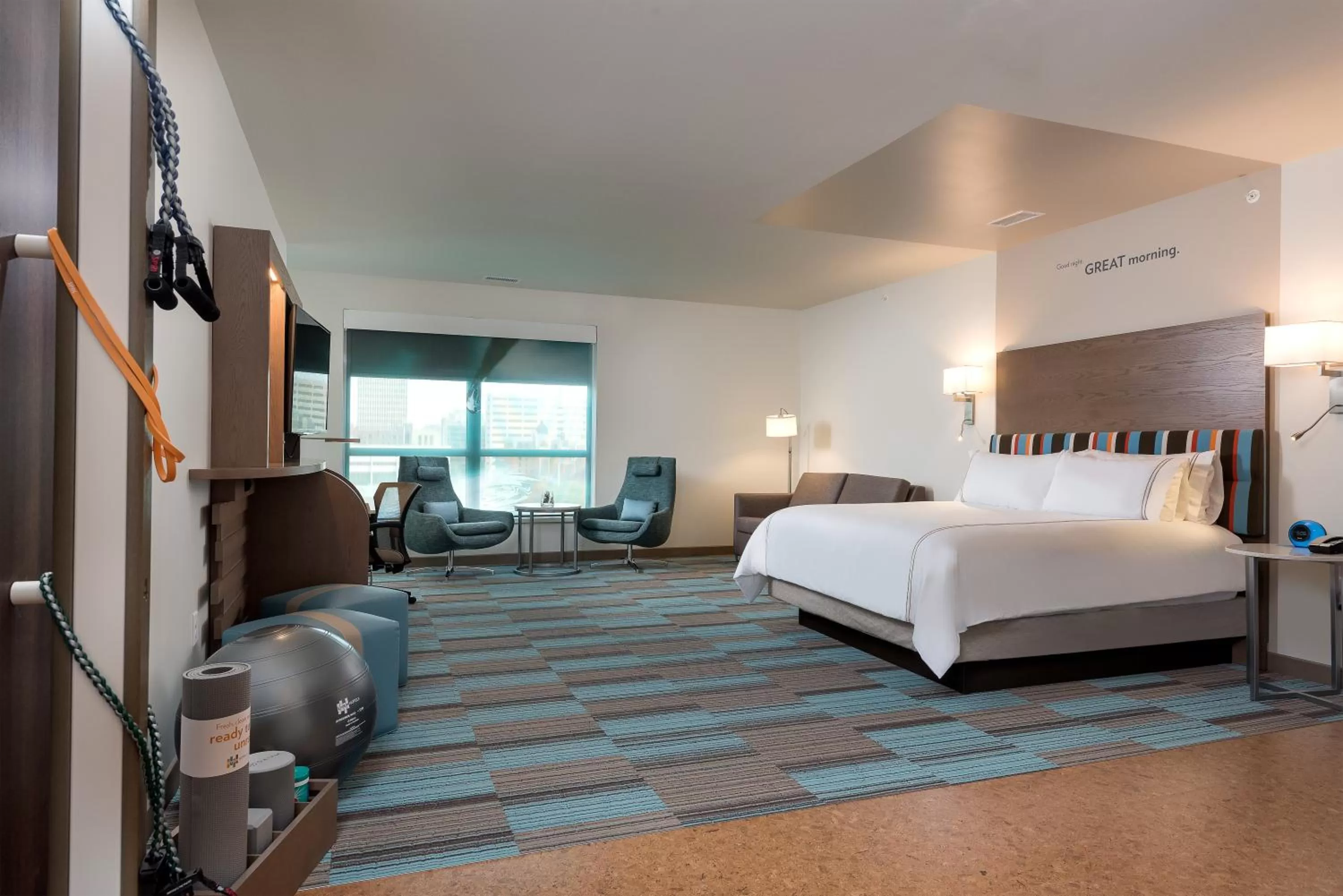 Photo of the whole room, Bed in EVEN Hotel Omaha Downtown - Old Market by IHG