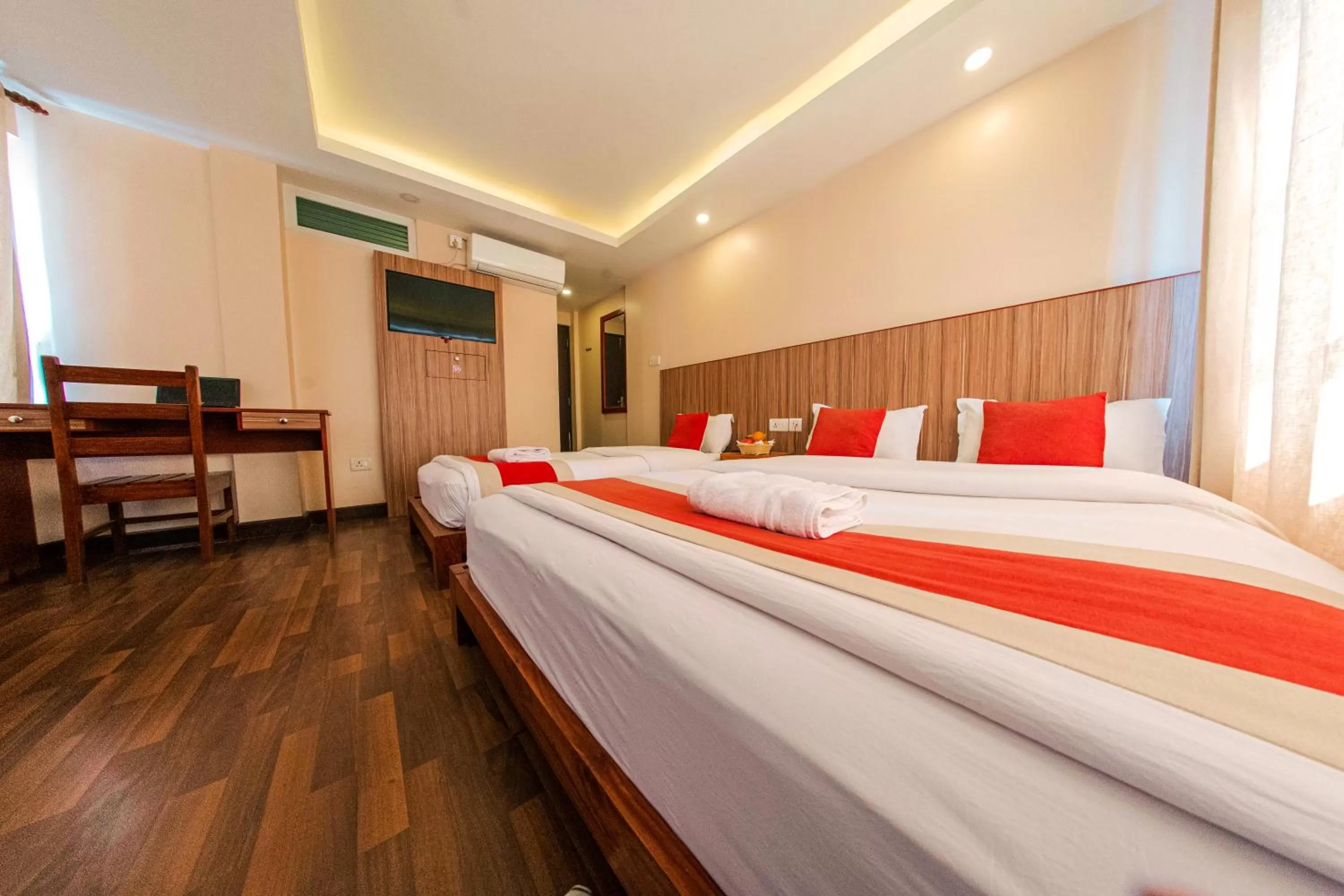 Bed in Hotel Chhimeki