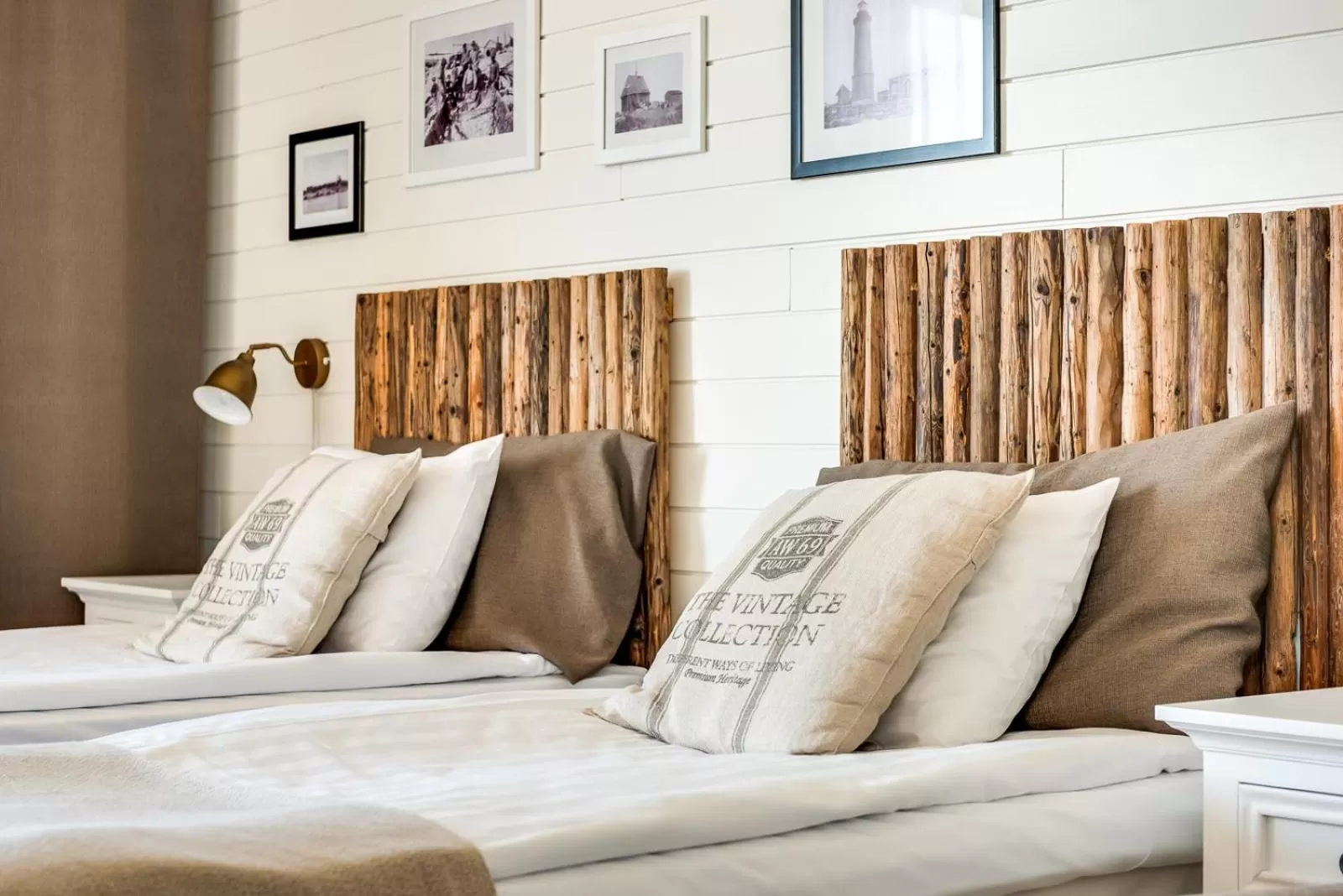 Bed in Hotel Rantakalla