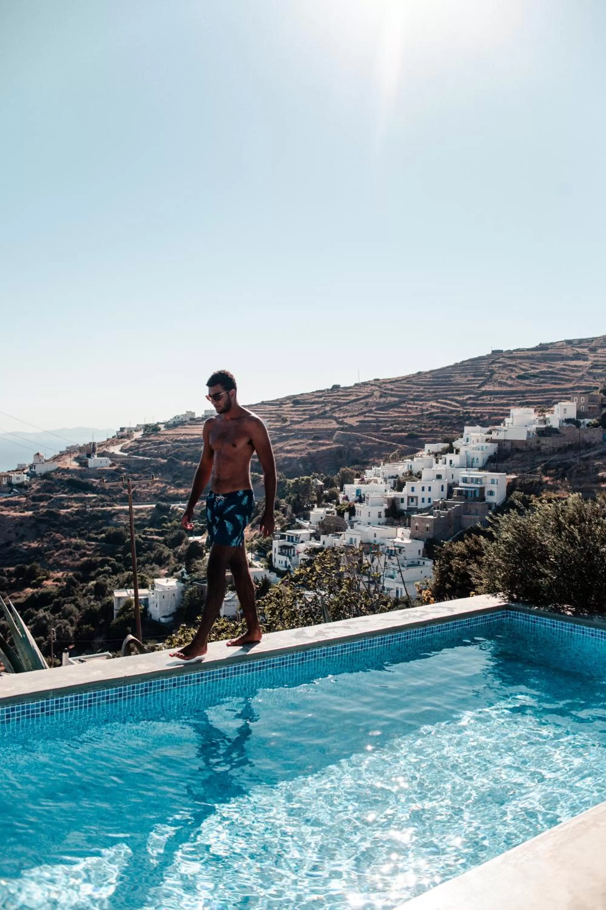 Guests in Aeolis Tinos Suites