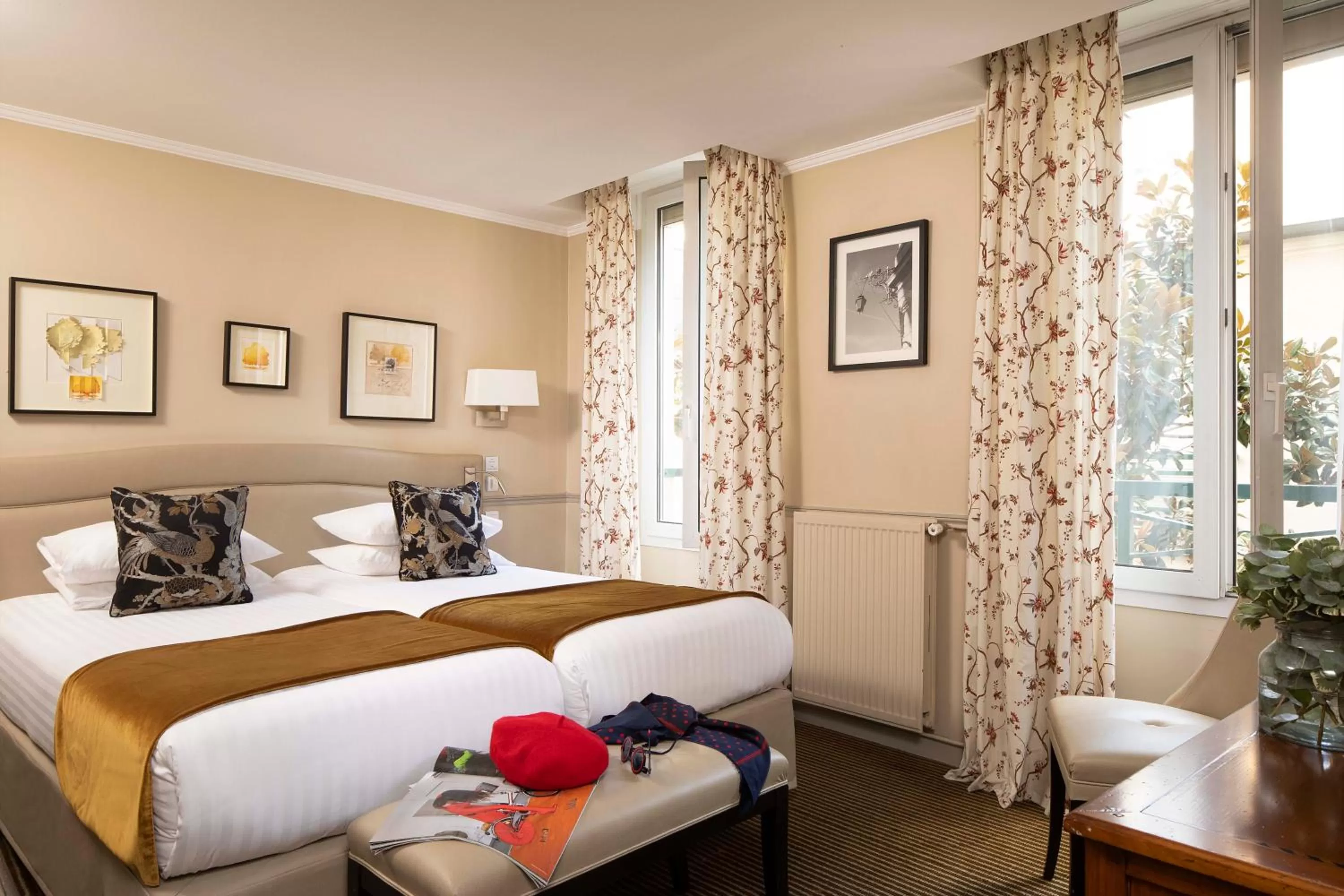 Bed in Hotel Relais Bosquet by Malone