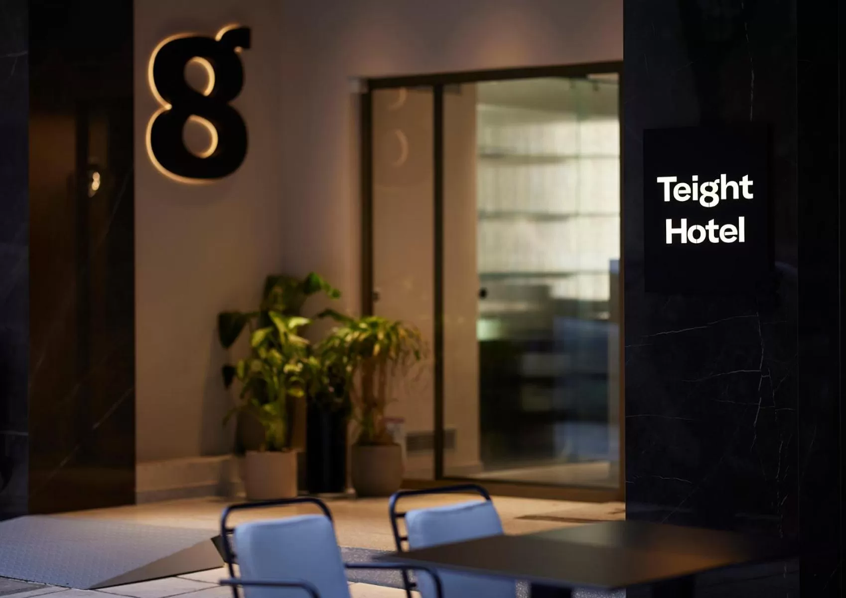 Property logo or sign in Teight Hotel