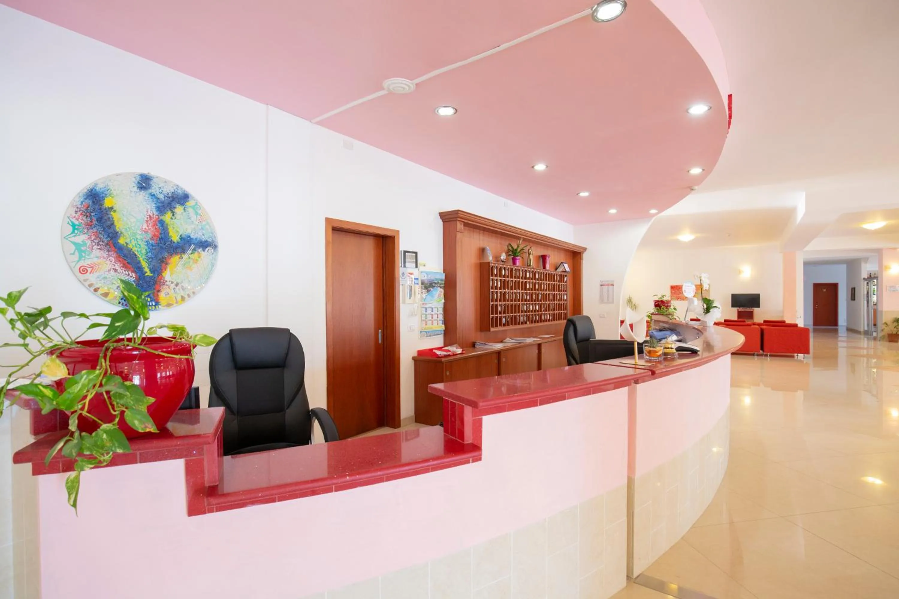 Lobby or reception in Hotel Delle More