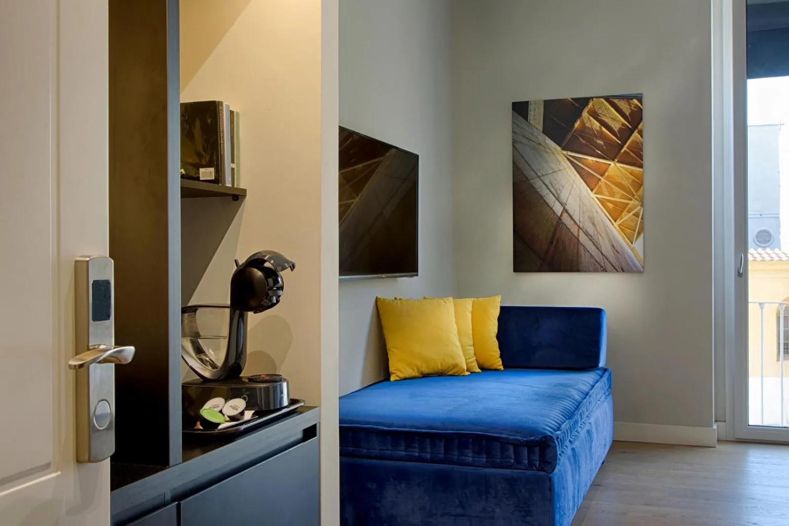 Seating area in Casa Pacifico Napoli