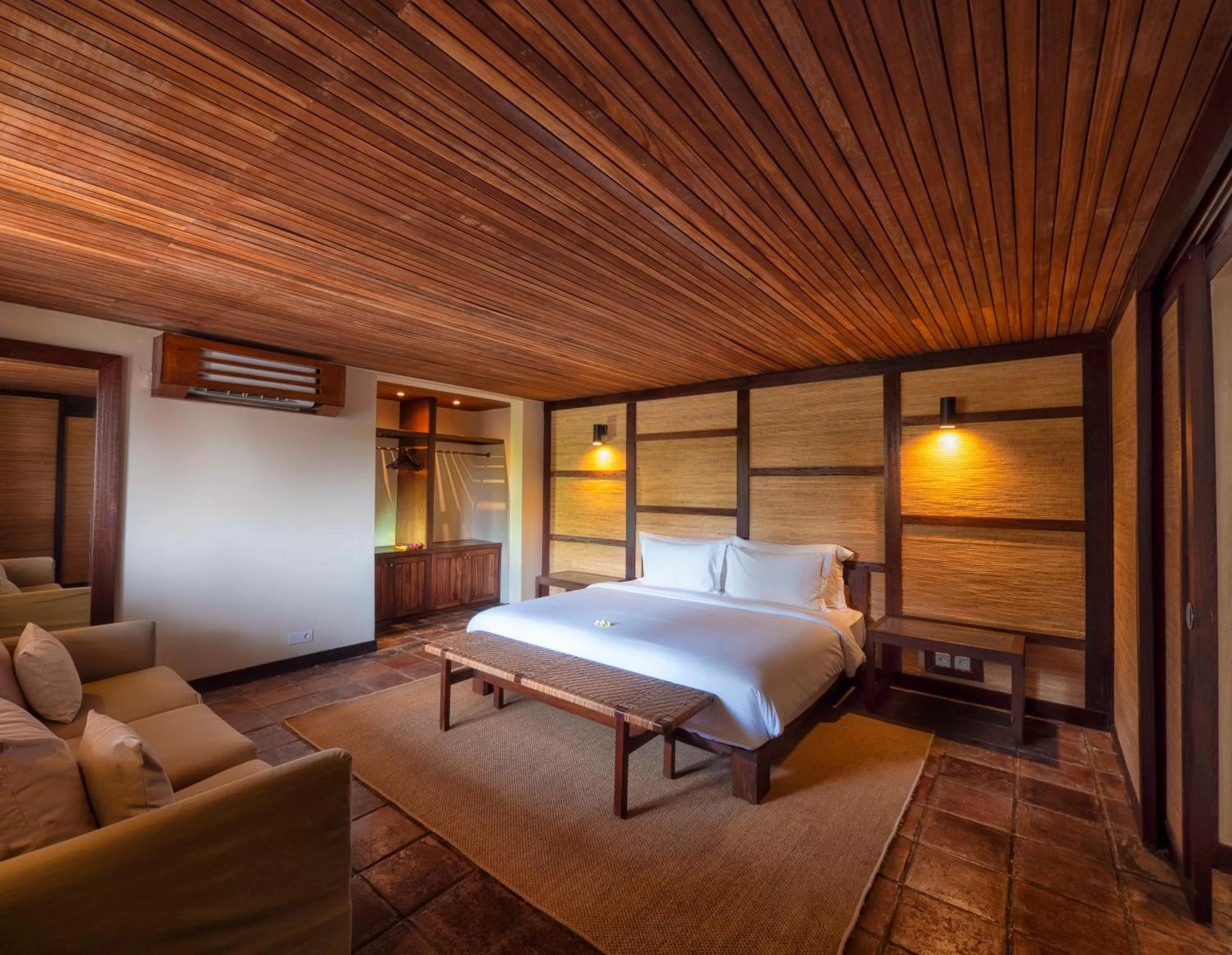 Bed in Jeeva Klui Resort