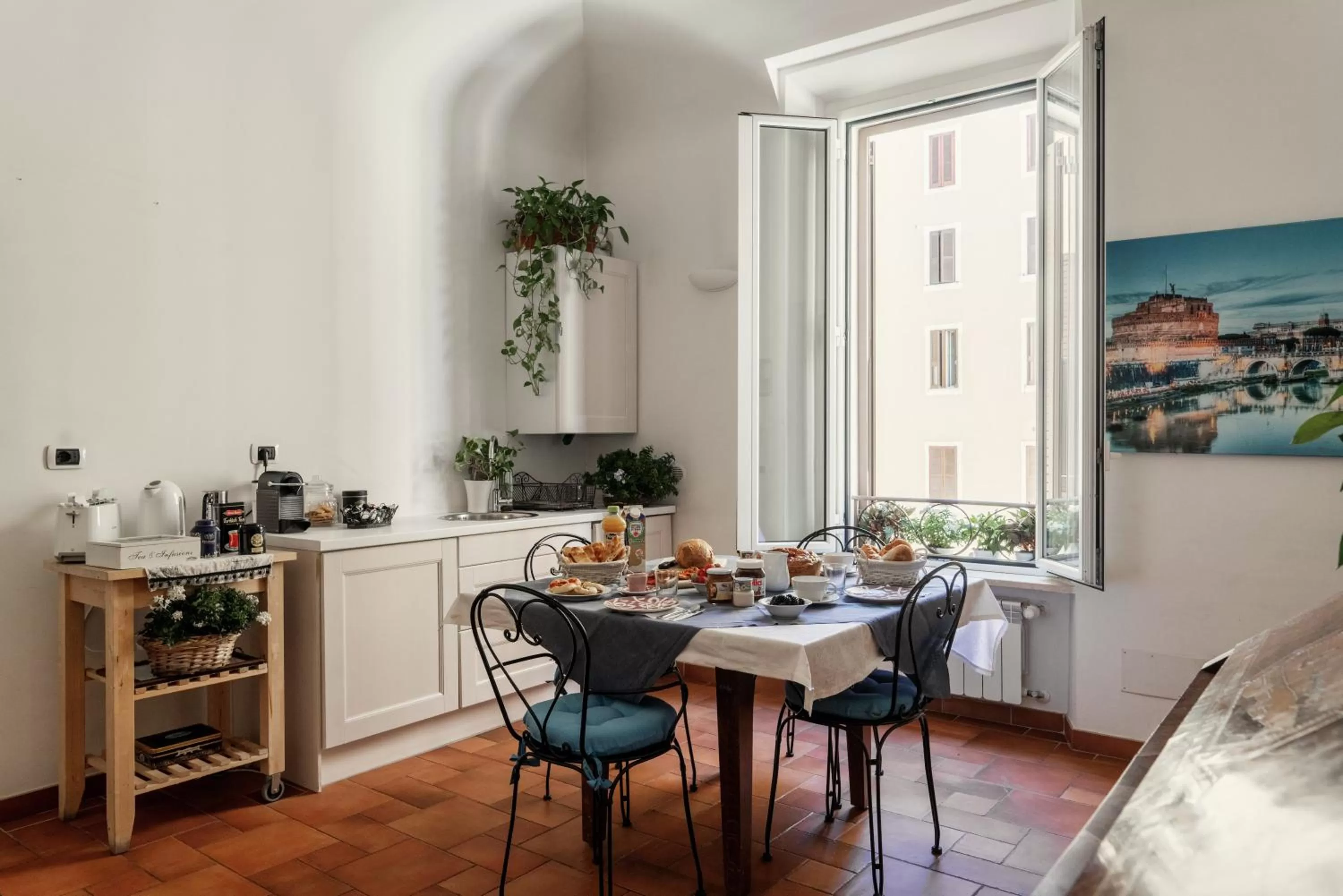 Italian breakfast in B&B Domus Quiritum