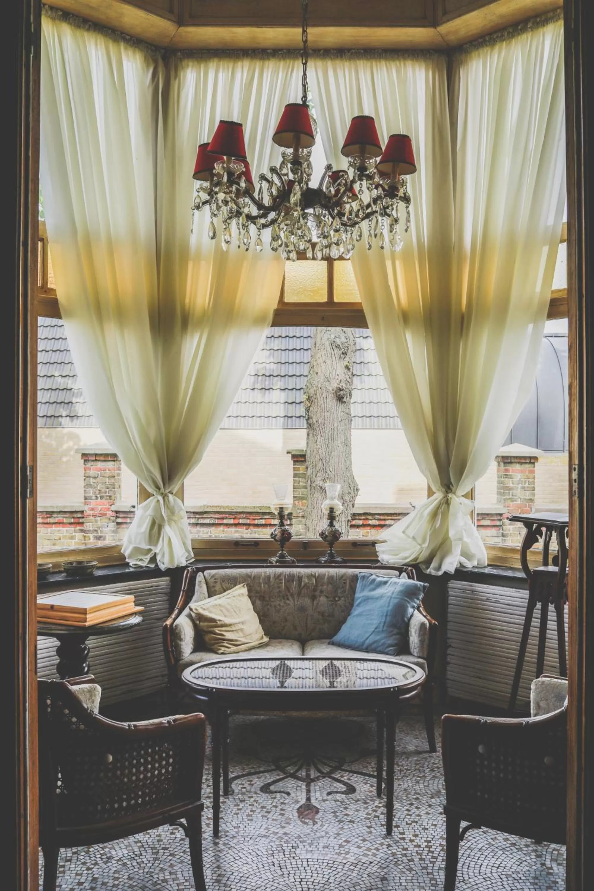 Seating area in B&B 't Kasteel & 't Koetshuys