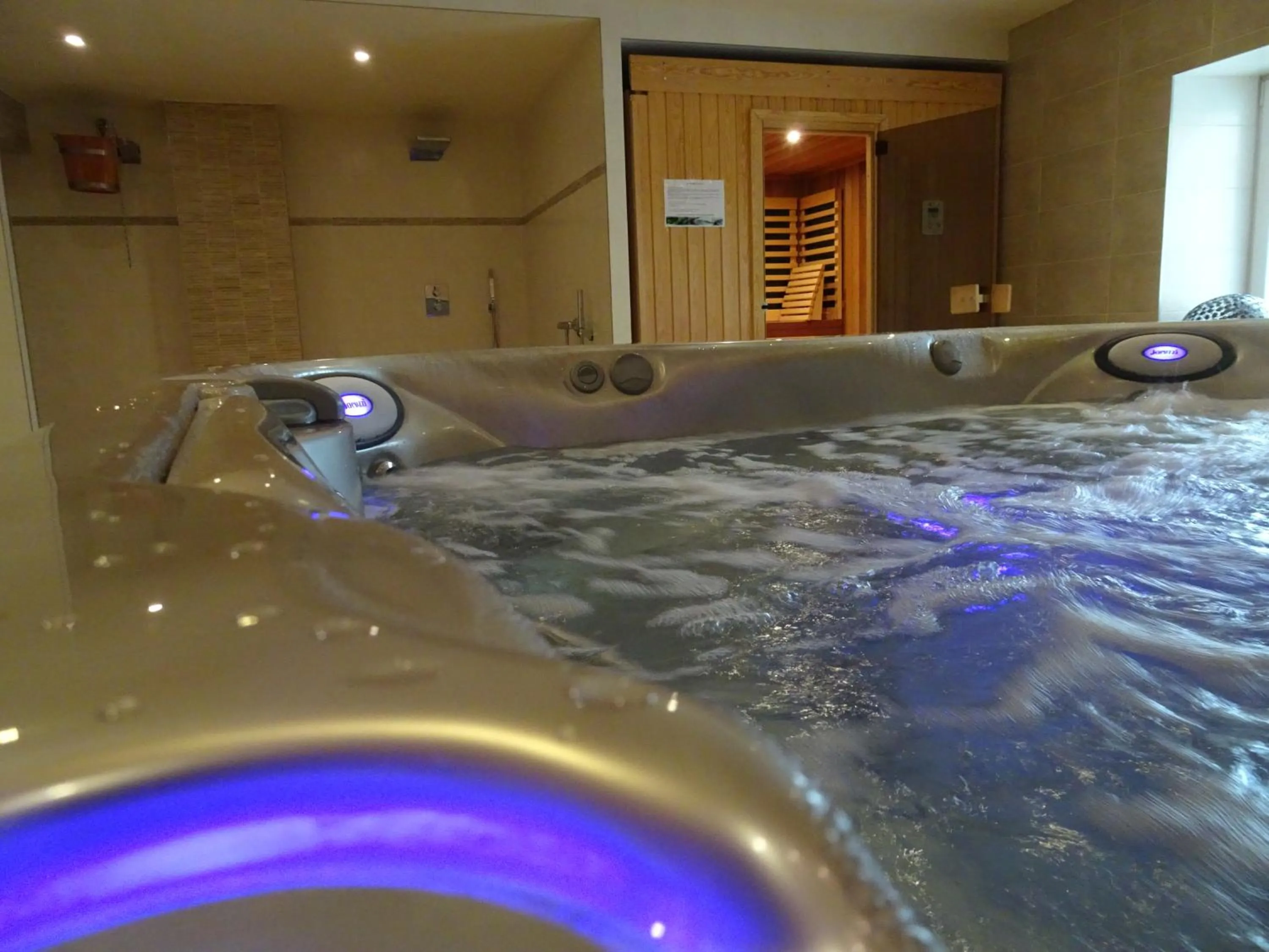 Sauna in Hôtel la Guimbarde