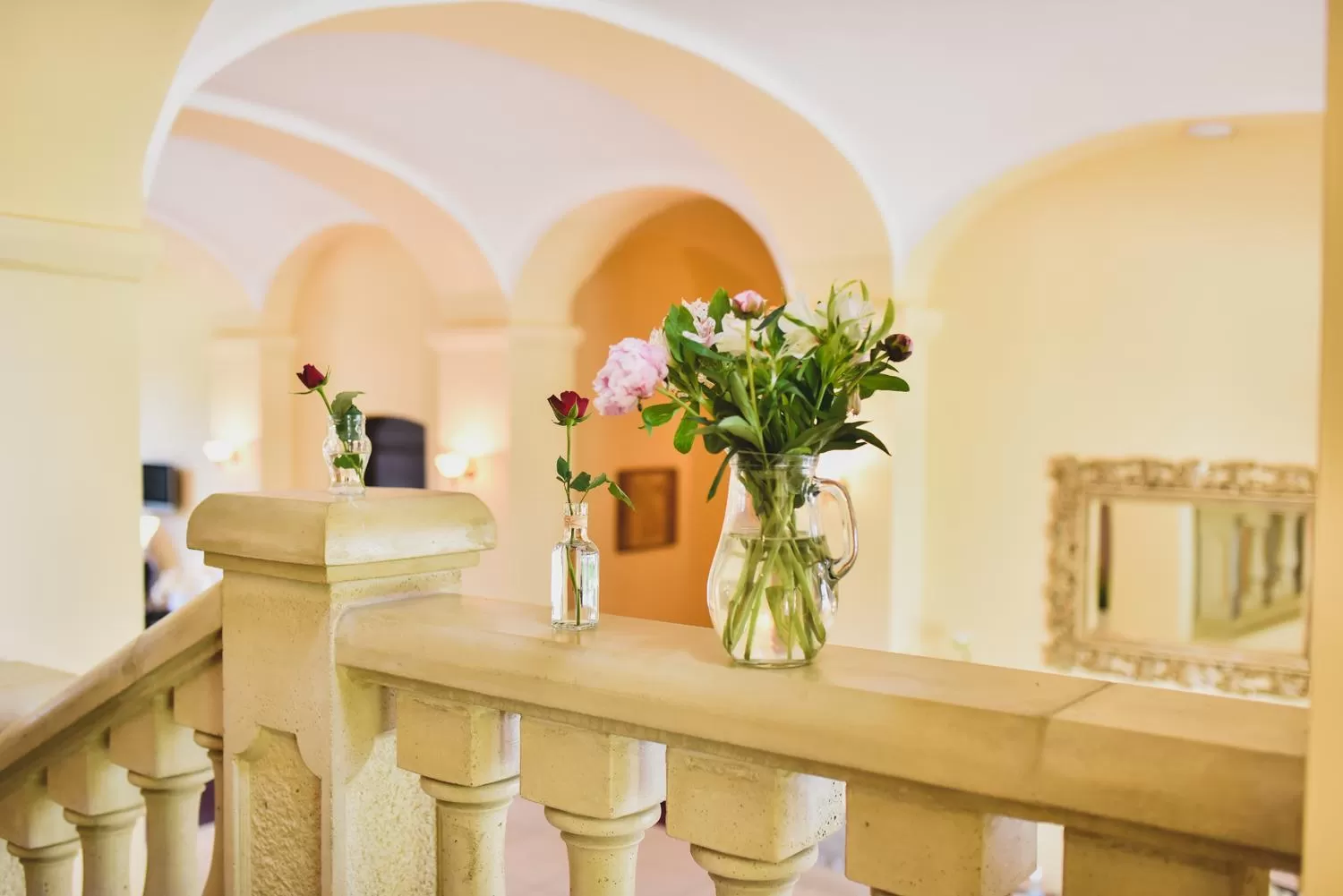 Lobby or reception in Zámek Kamenný Dvůr