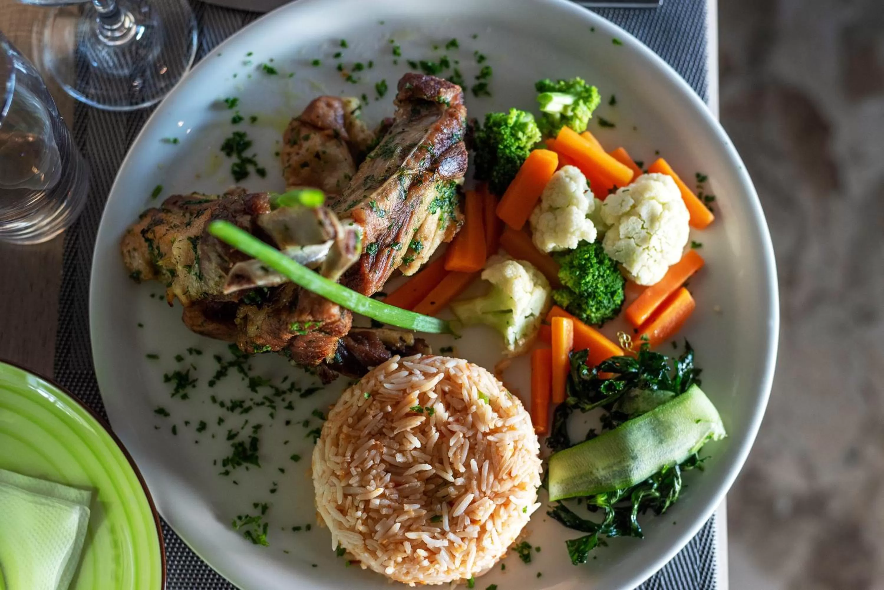 Food in Afro Park Hotel