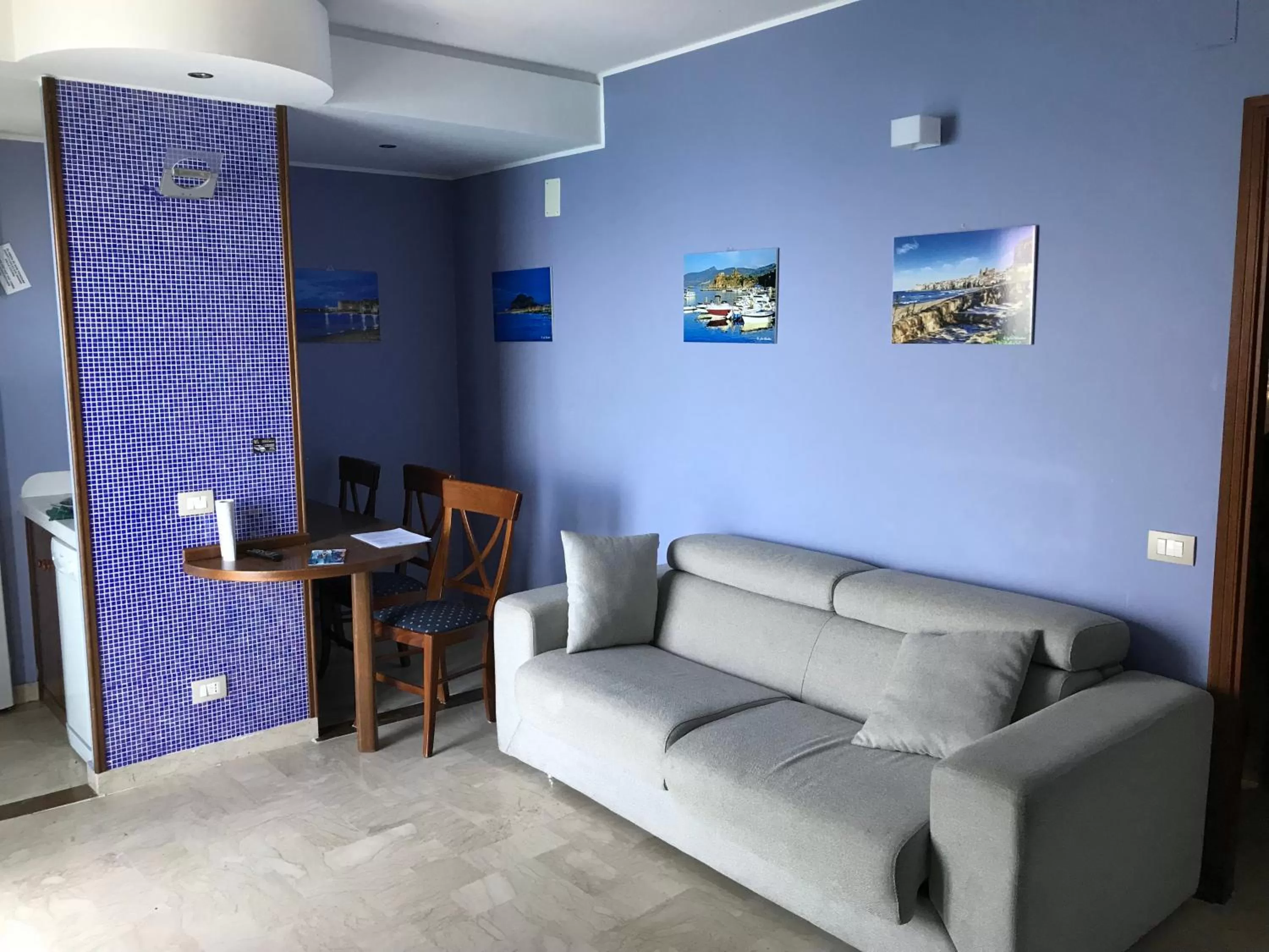 Property building, Seating Area in MiraMare Residence Cefalú