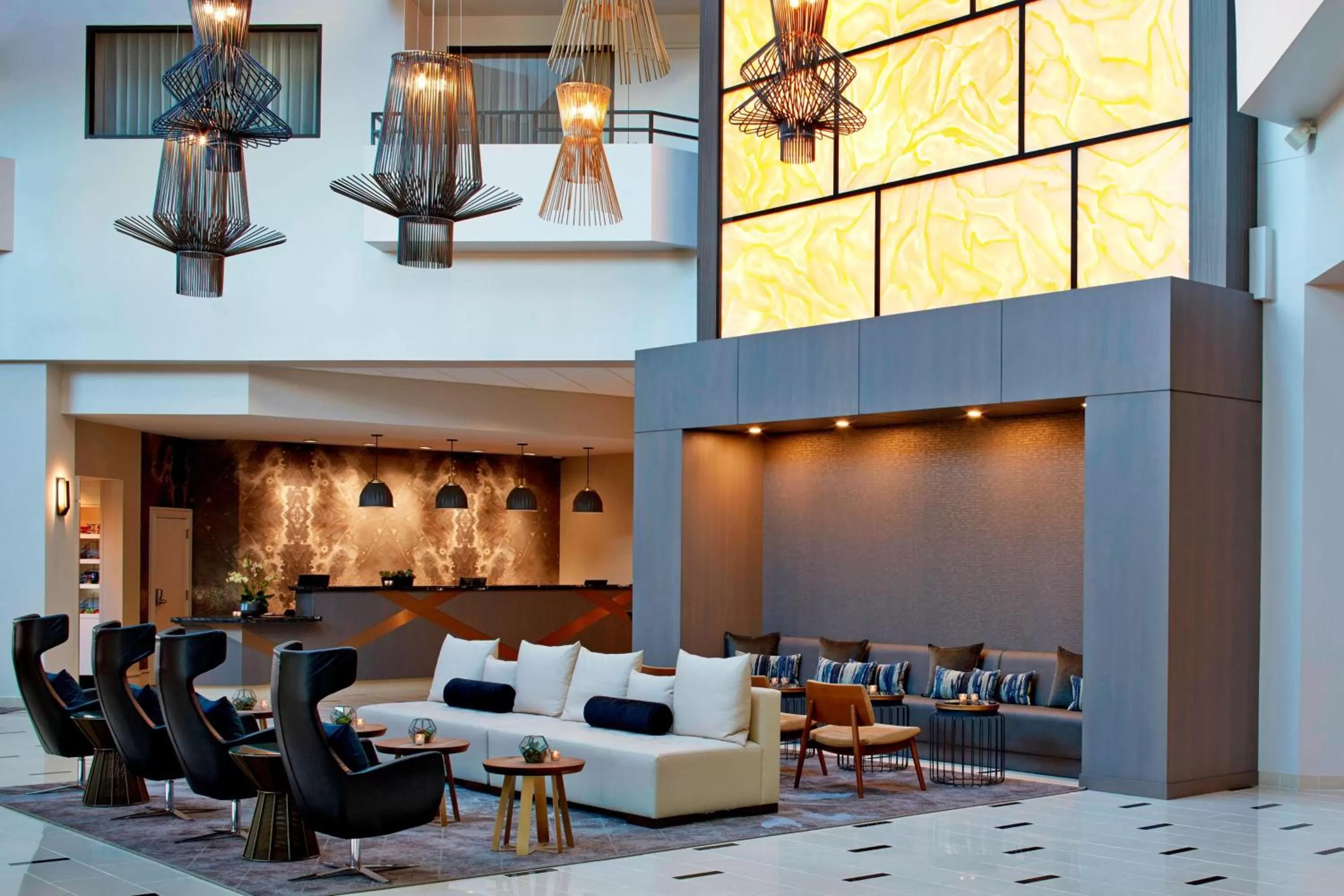Lobby or reception in Minneapolis Marriott West