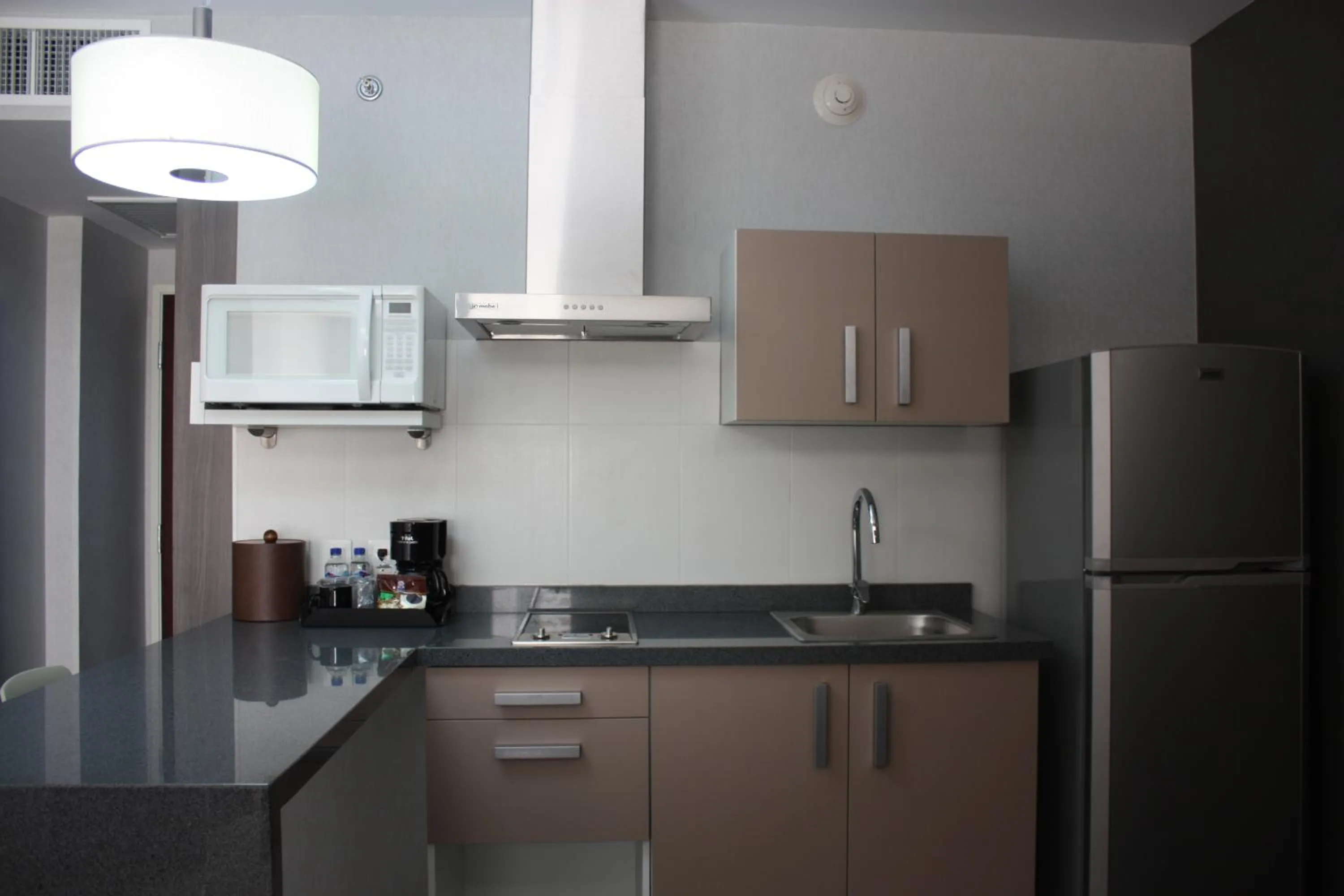 Kitchen or kitchenette in Casa Inn Business Irapuato