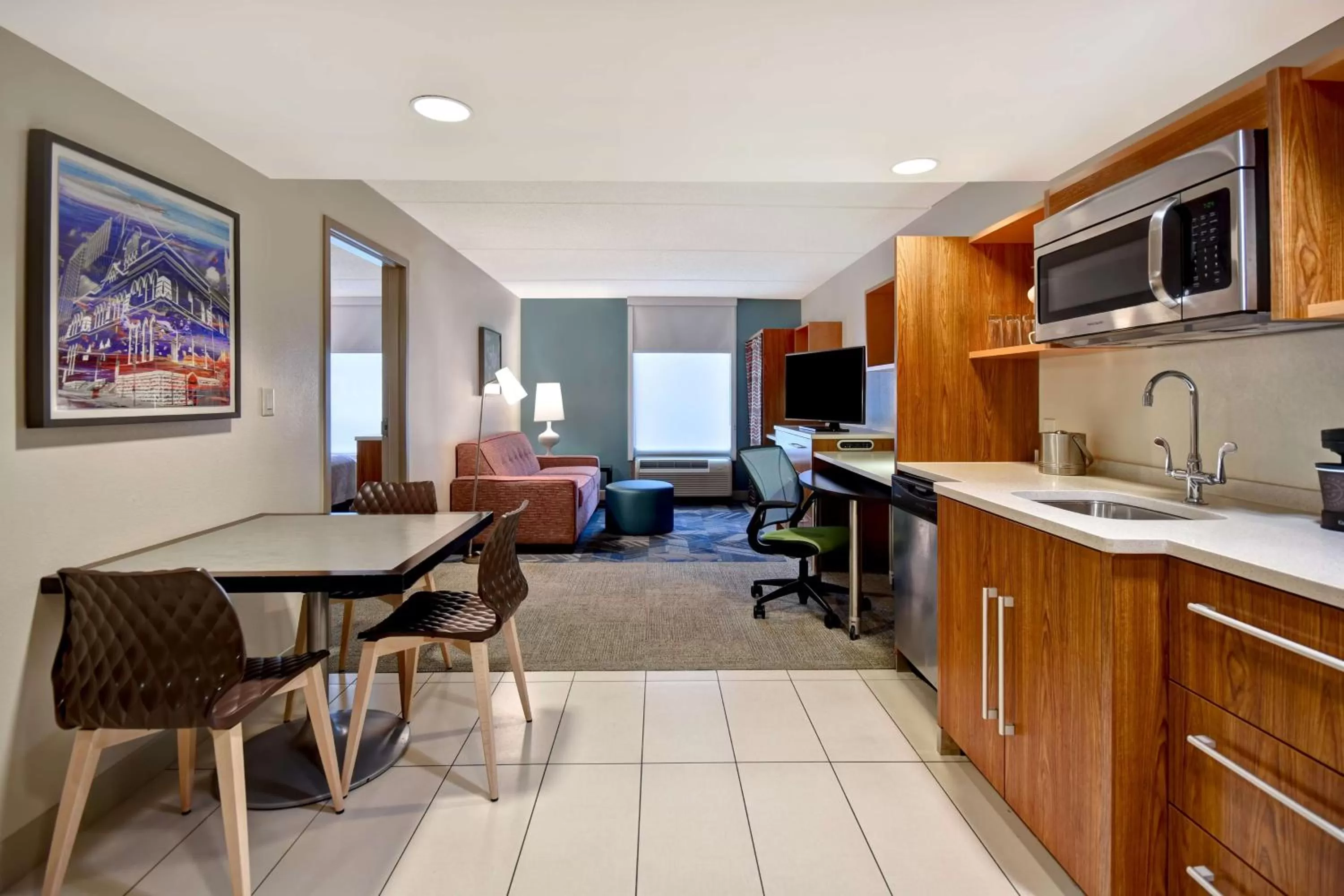Kitchen or kitchenette in Home2 Suites by Hilton Nashville Vanderbilt, TN