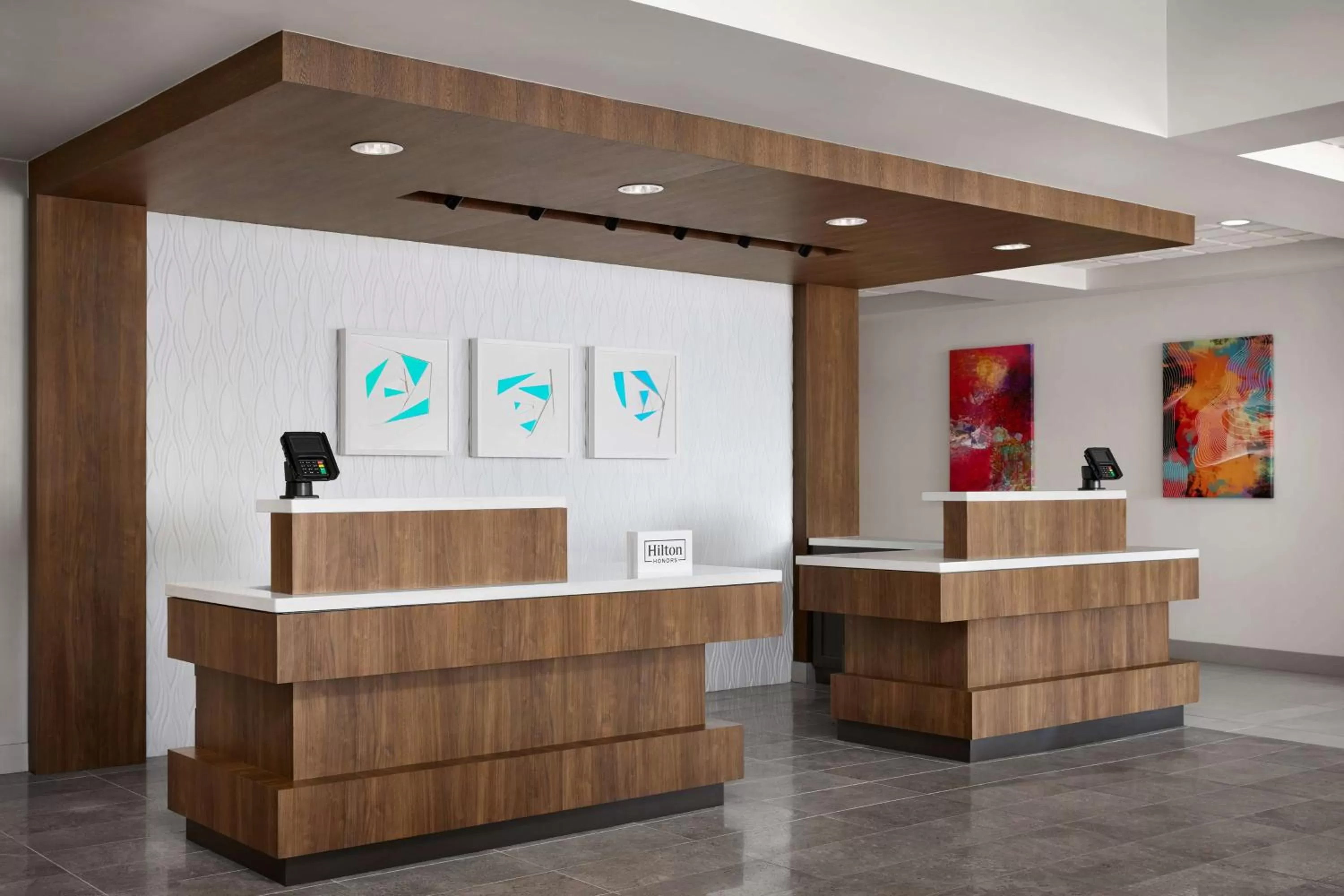 Lobby or reception in Hilton Garden Inn Providence Airport/Warwick