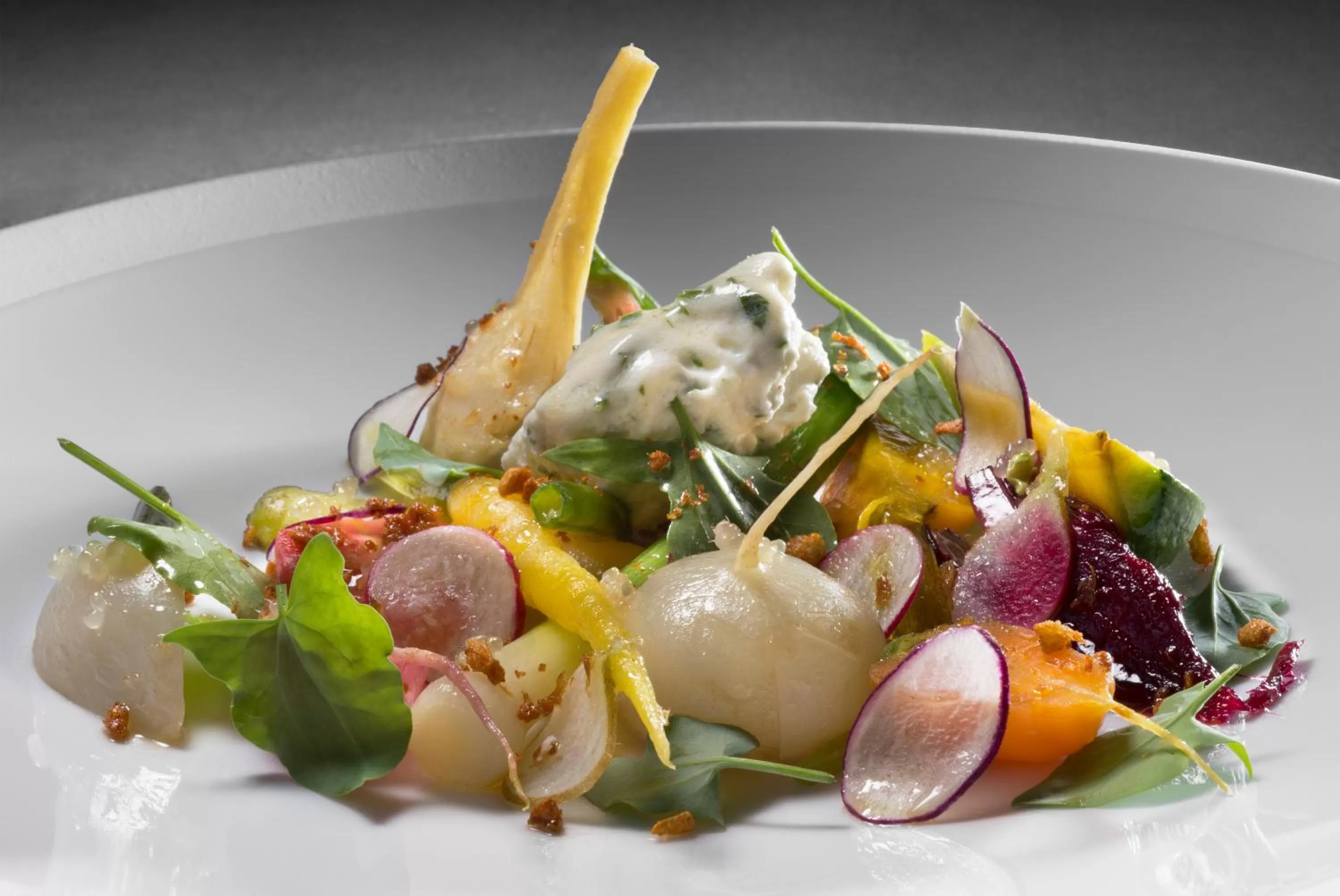 Food close-up in La Bouitte - Hôtel Relais & Châteaux