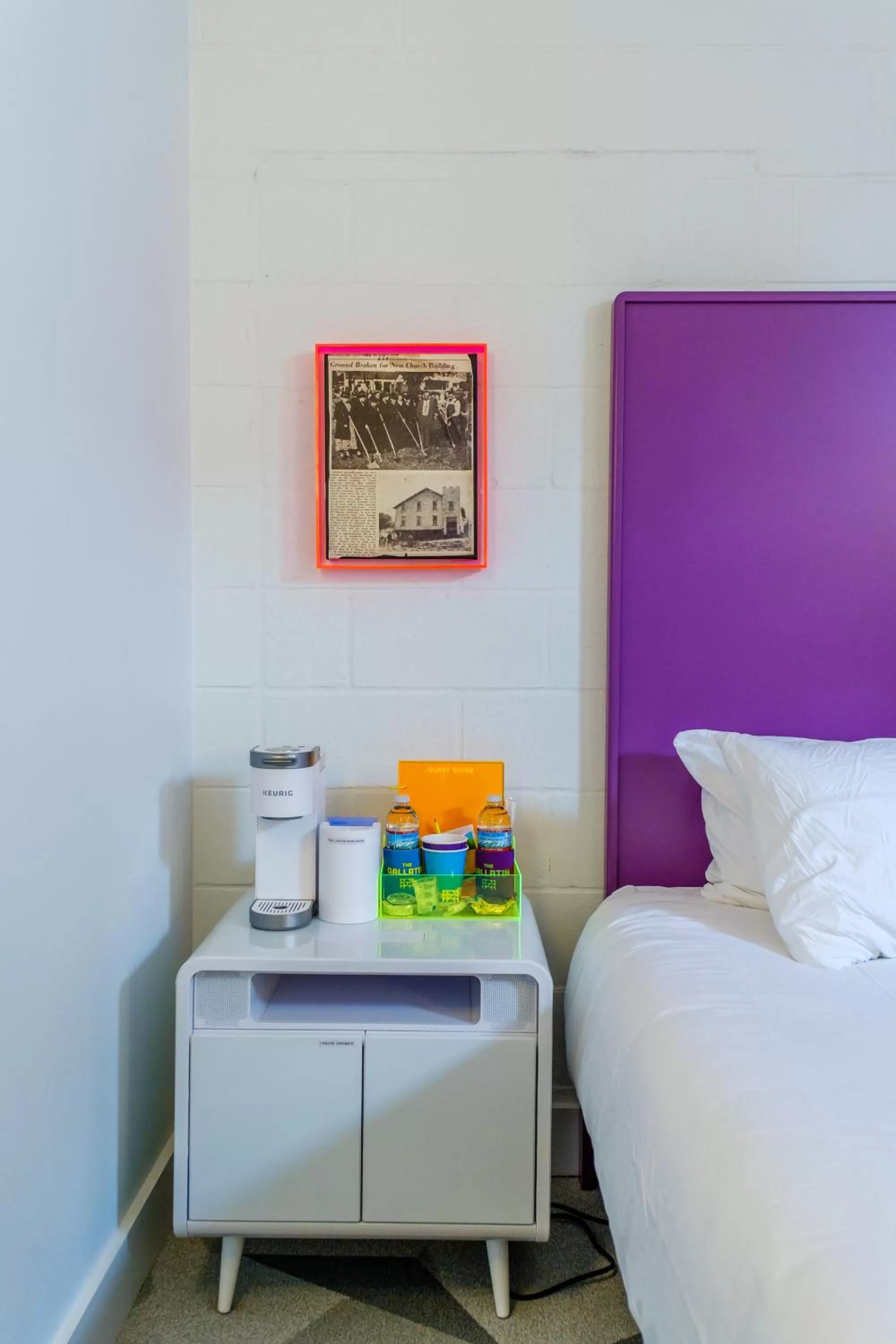 Coffee/tea facilities, Bed in The Gallatin