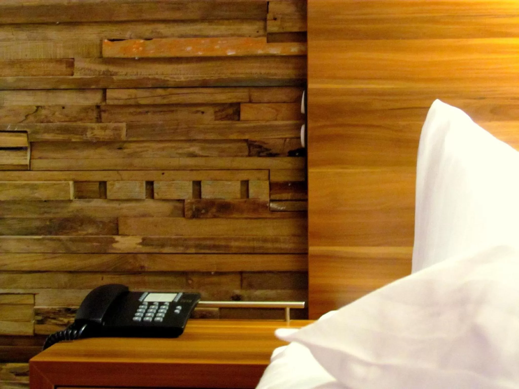 Decorative detail, Bed in Hotel Almrausch