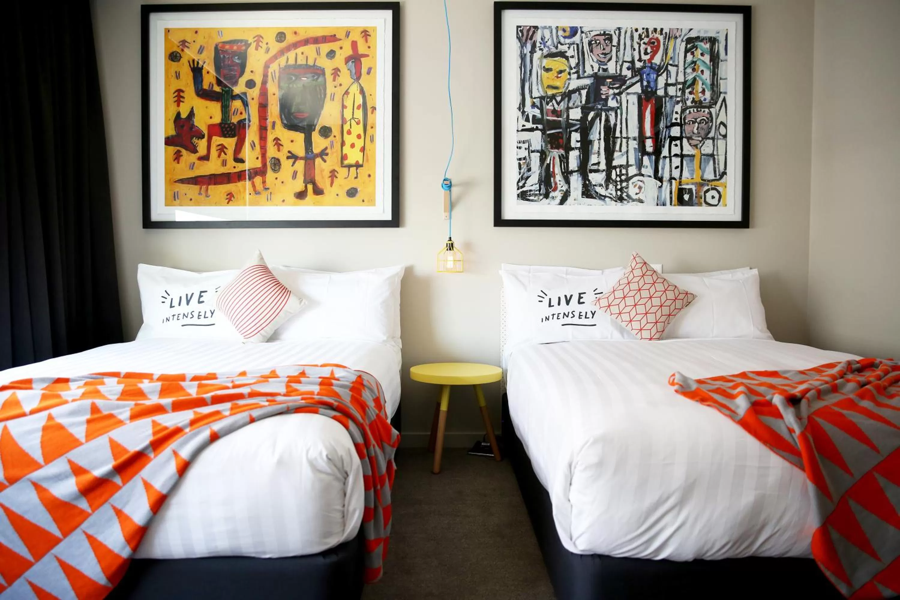 Bedroom, Bed in Art Series - The Larwill Studio