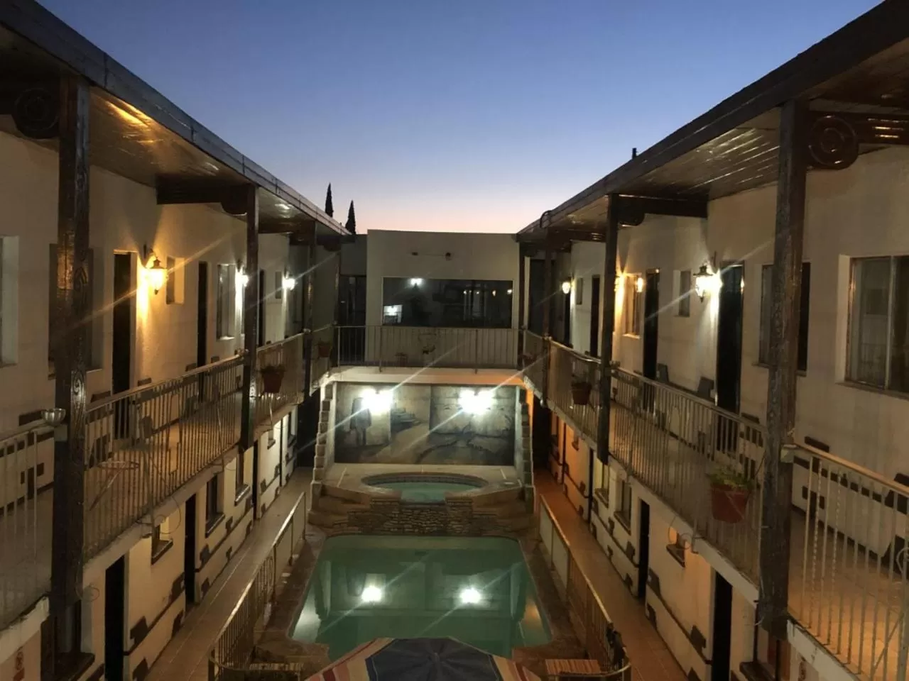 Bed in Hotel Paquime