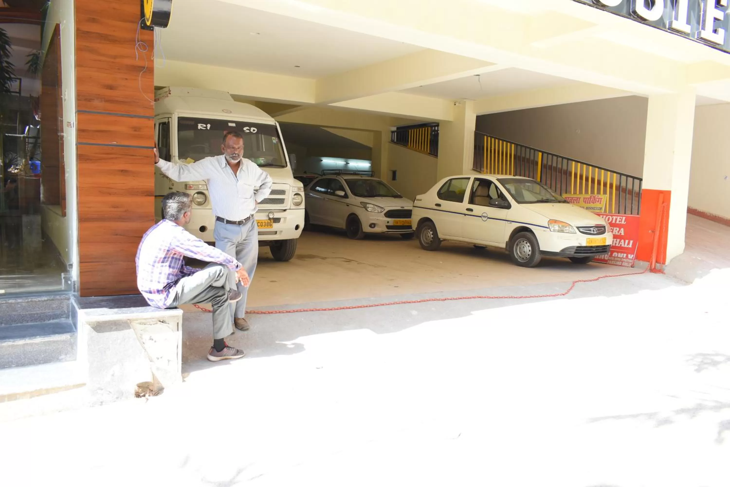 Parking in Tapasthali by Meera Hotels
